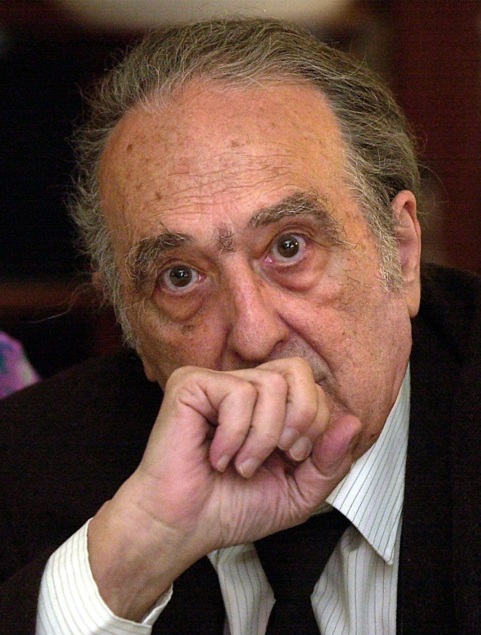 Rafael Sánchez Ferlosio en una imagen del año 2004, cuando le fue concedido el  Cervantes, máximo galardón de las letras españolas.