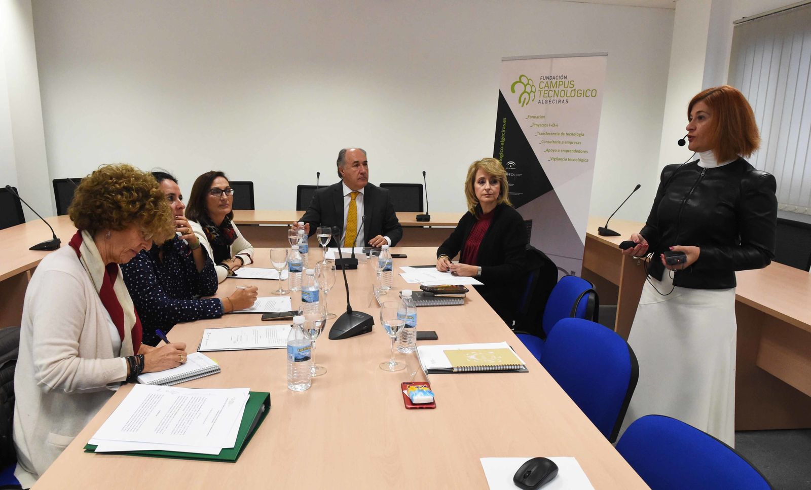 Un momento de la reunión de la Fundación Campus Tecnológico.