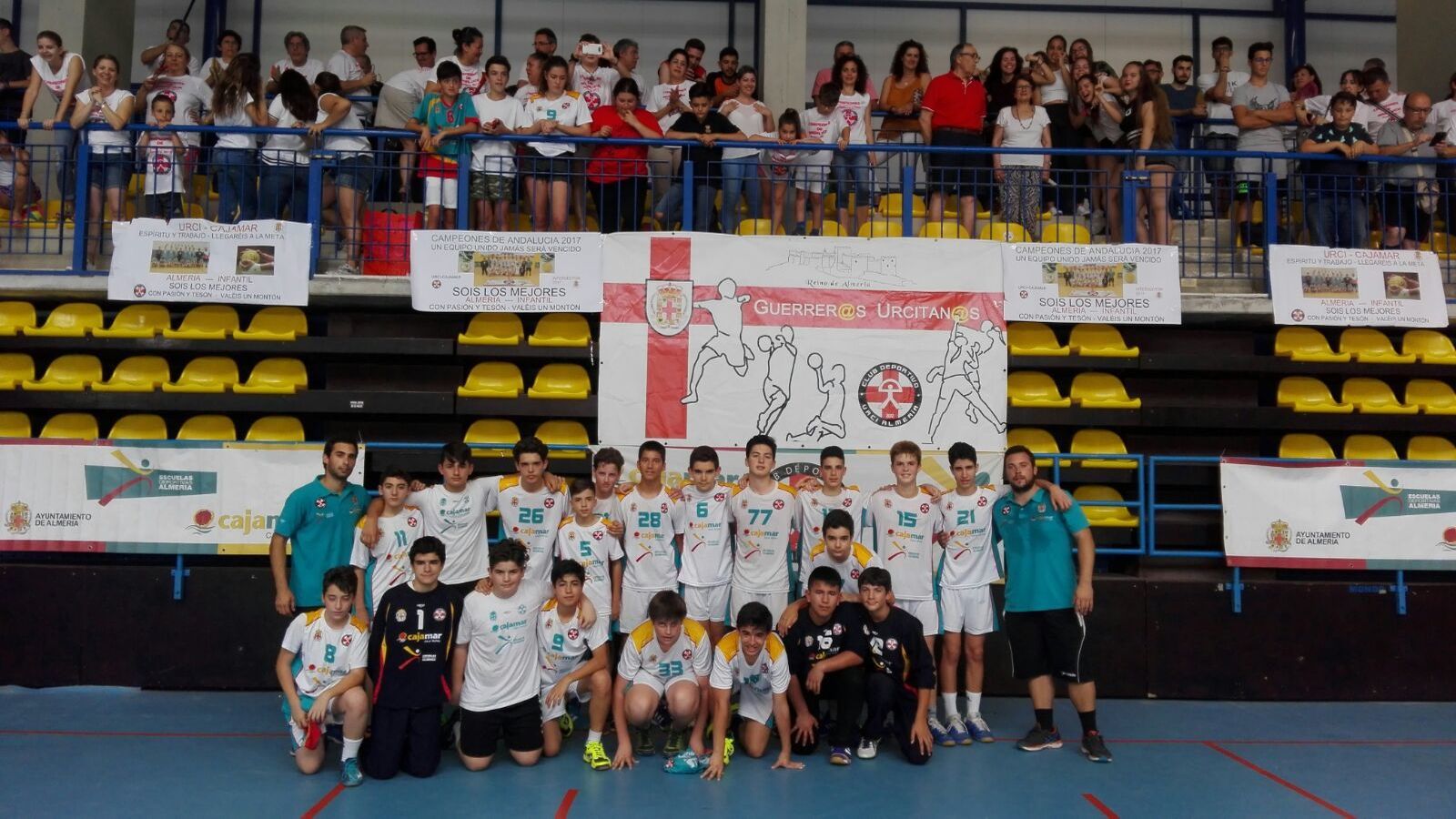 Foto del equipo infantil del CD Urci