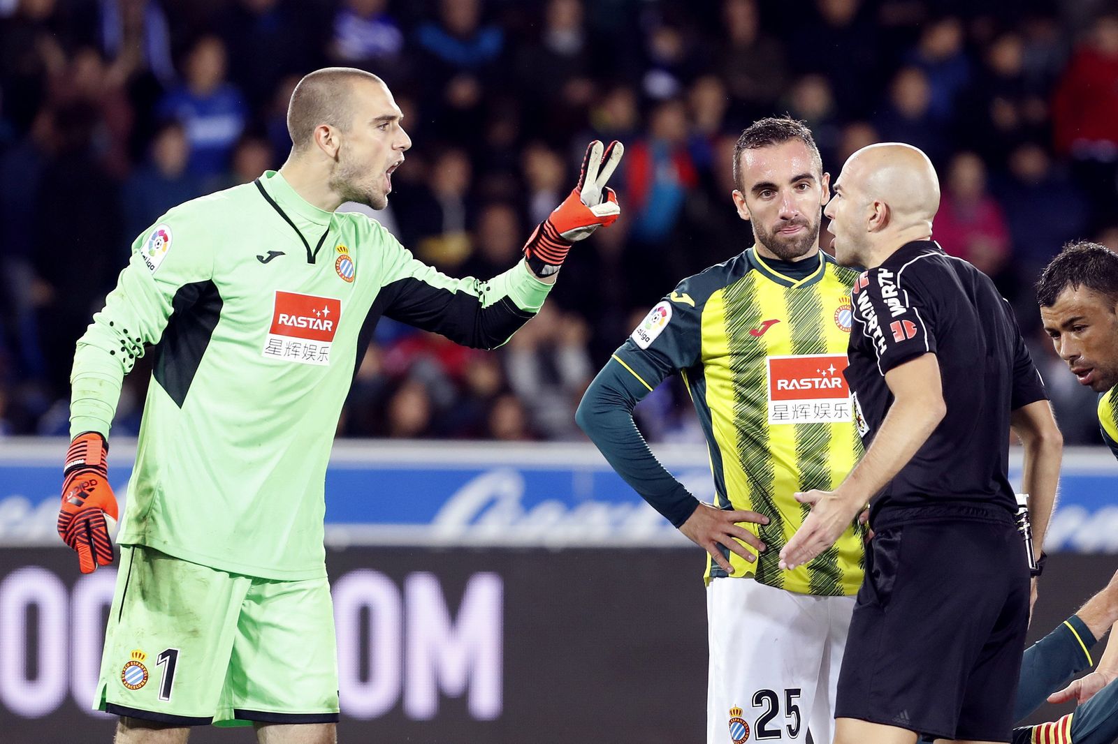 Pau López, durante un partido del Espanyol de esta temporada.