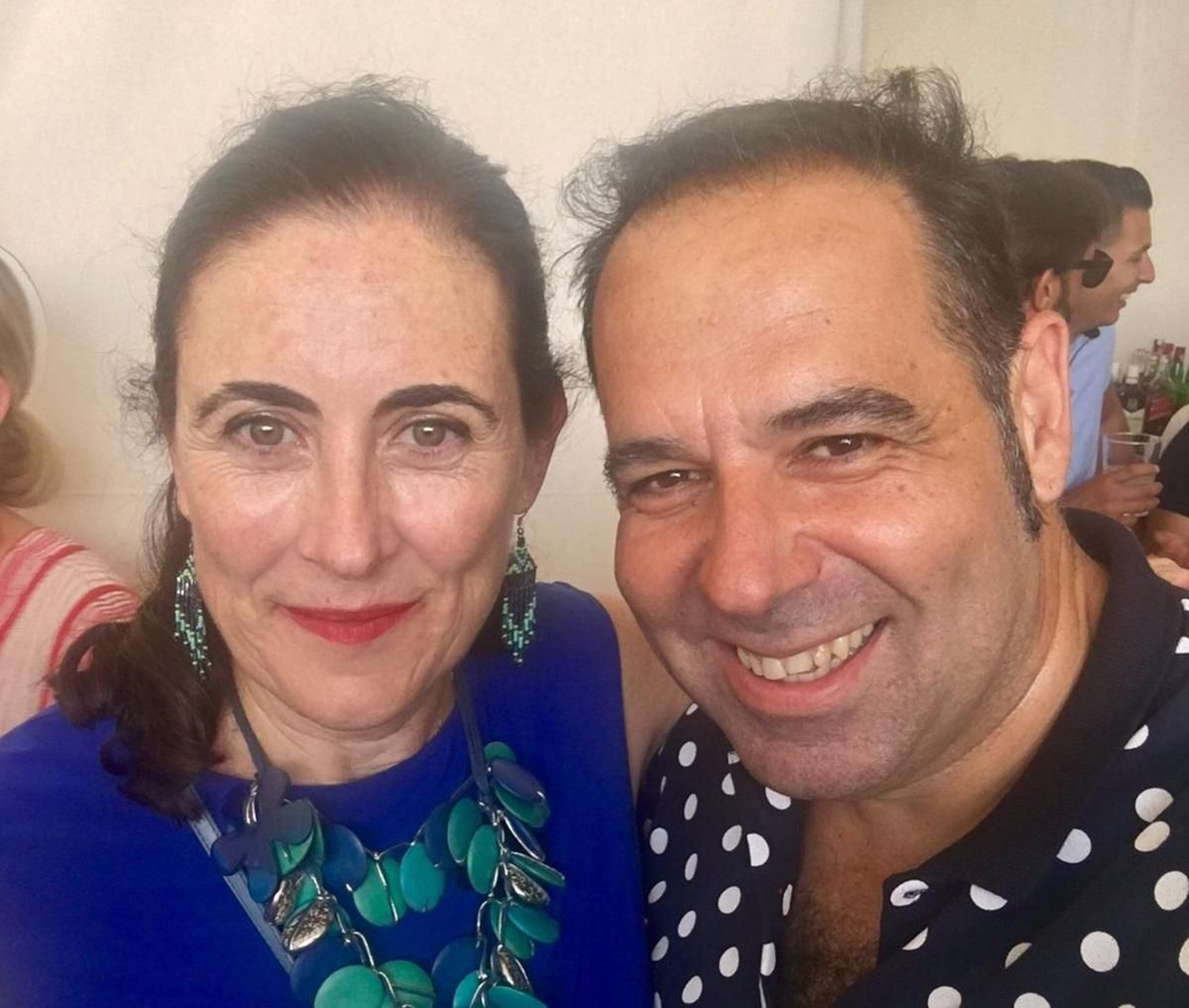 Pilar Orozco y Juan A.Prieto , los profesores responsables del trabajo.