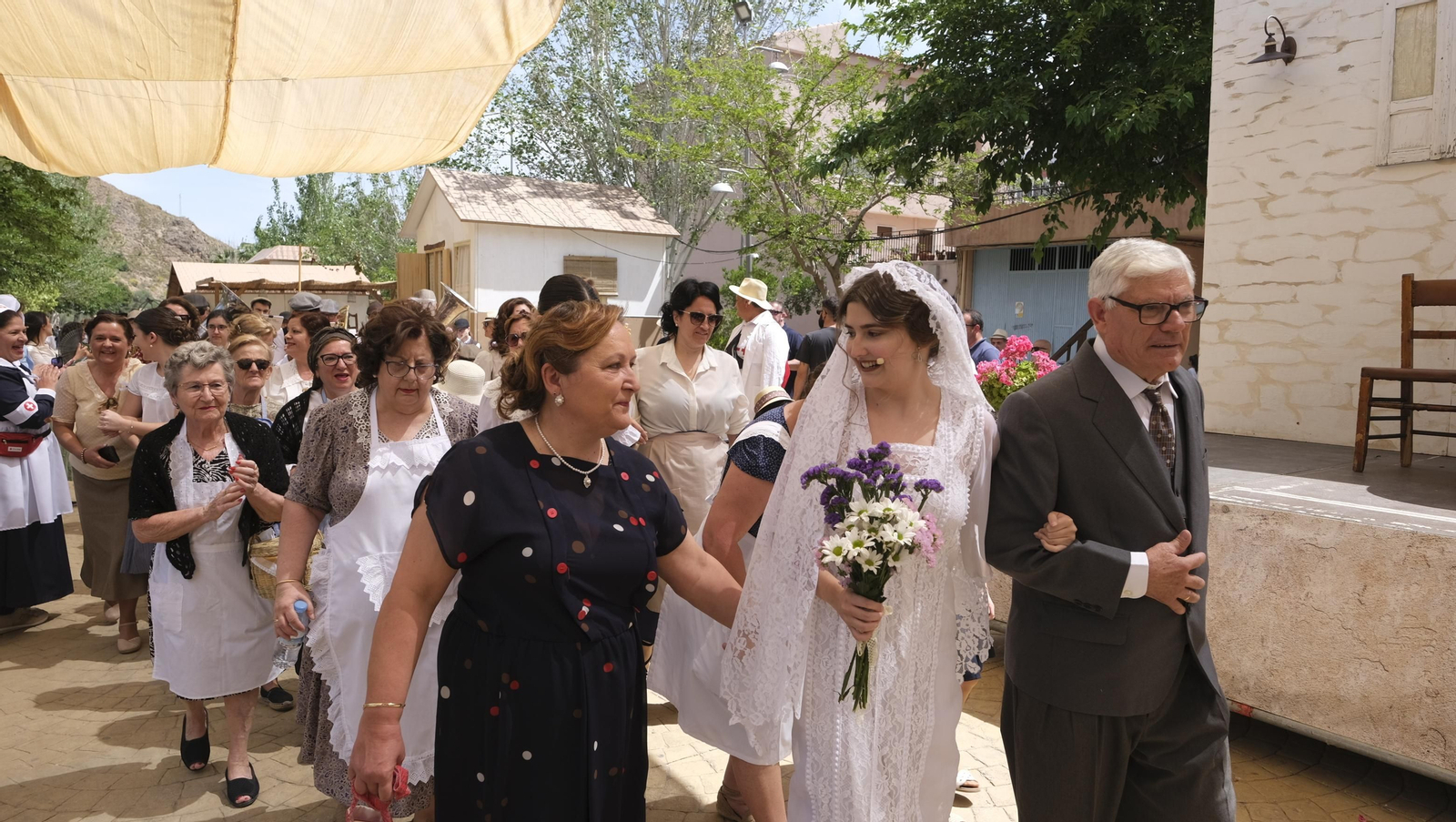 Imágenes de la recreación histórica Canteros y Caciques, en Macael