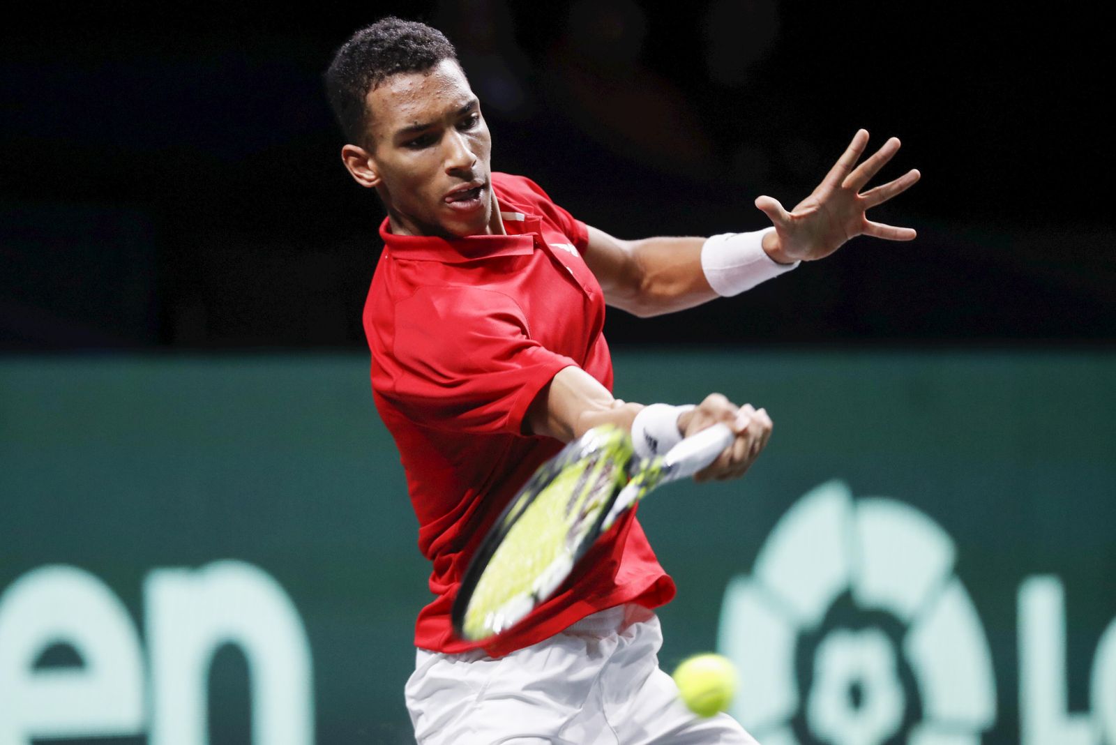 Felix Auger Aliassime - Otte en la Copa Davis de Málaga