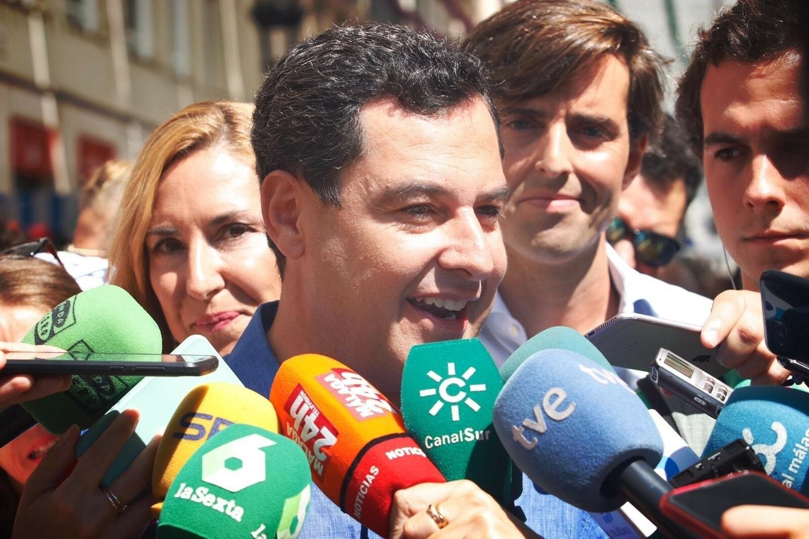 El presidente de la Junta Juanma Moreno.