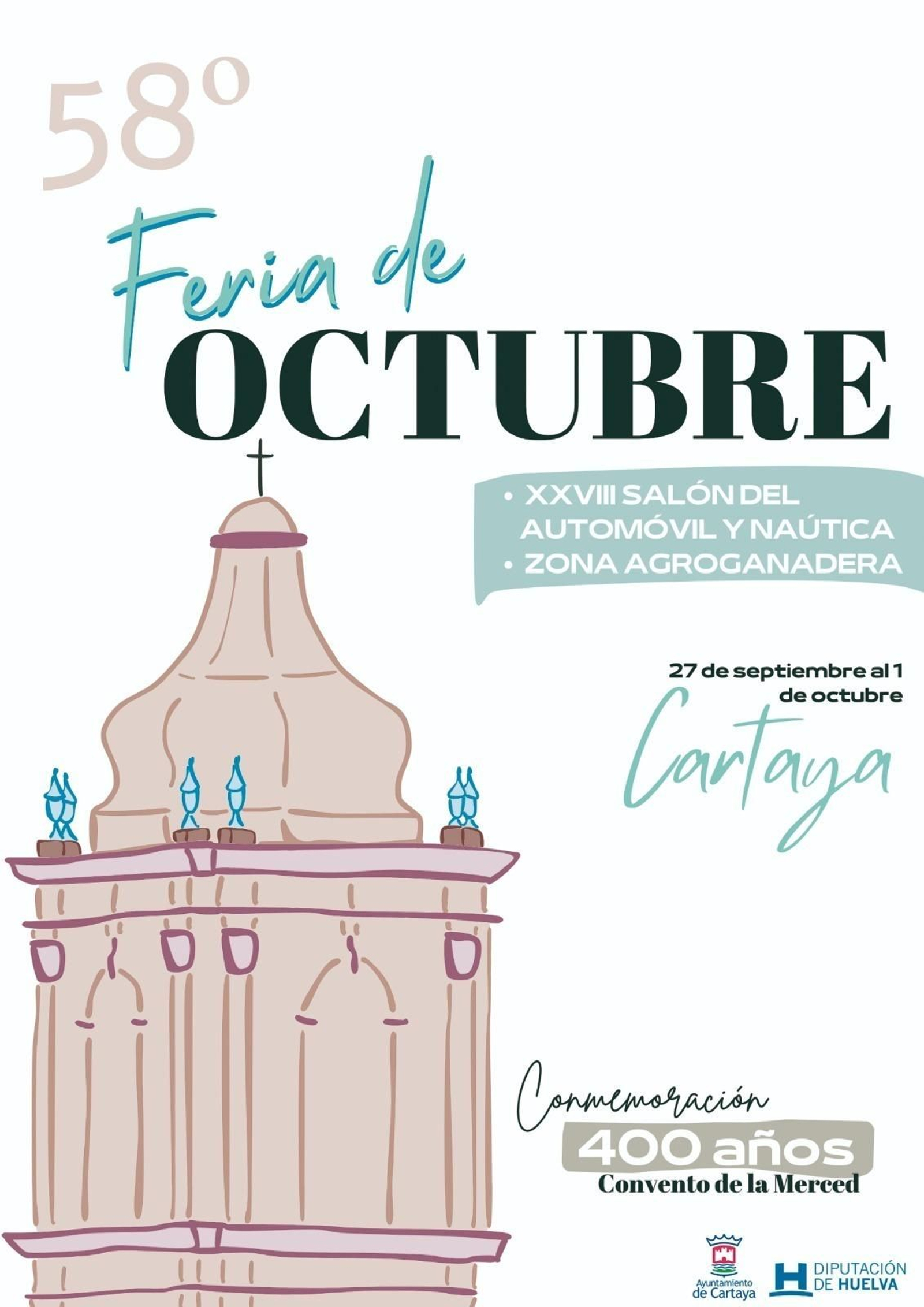 Cartel de la Feria de Octubre de Cartaya