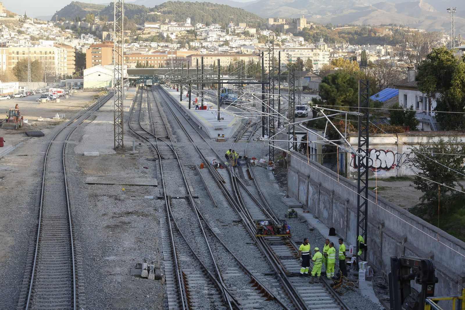 Las imágenes de las obras del AVE