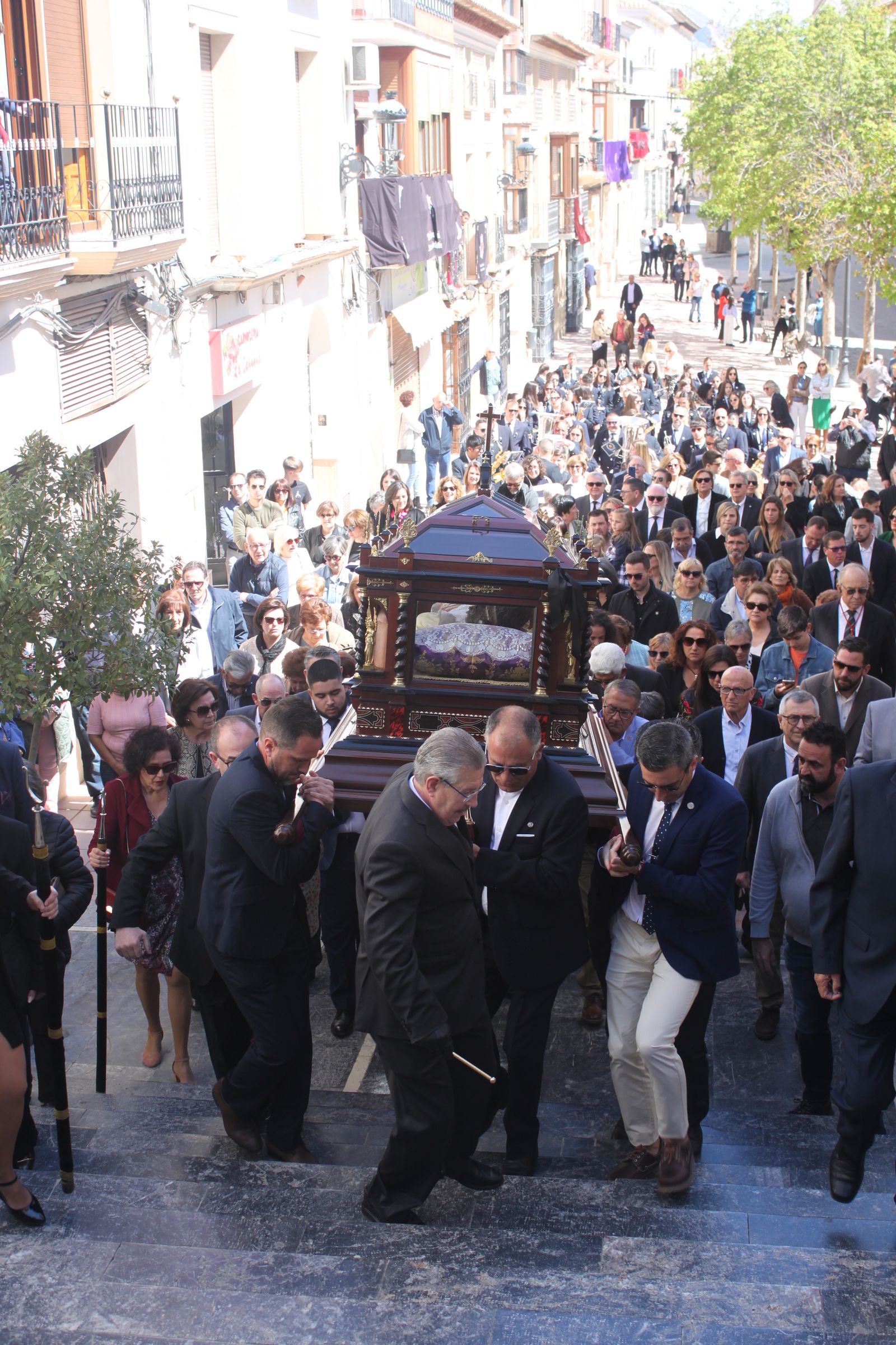 La procesión del Viernes Santo en Vélez-Rubio, en imágenes