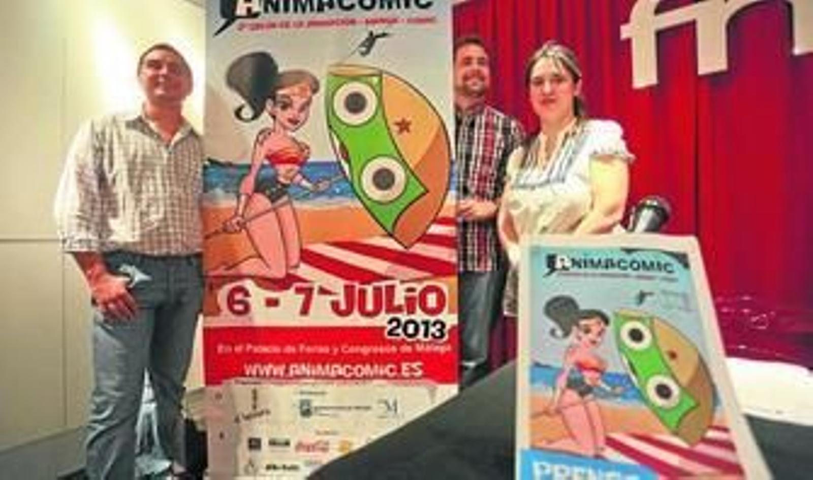 Presentación de la nueva edición de Animacomic, ayer, en el fórum de la Fnac.