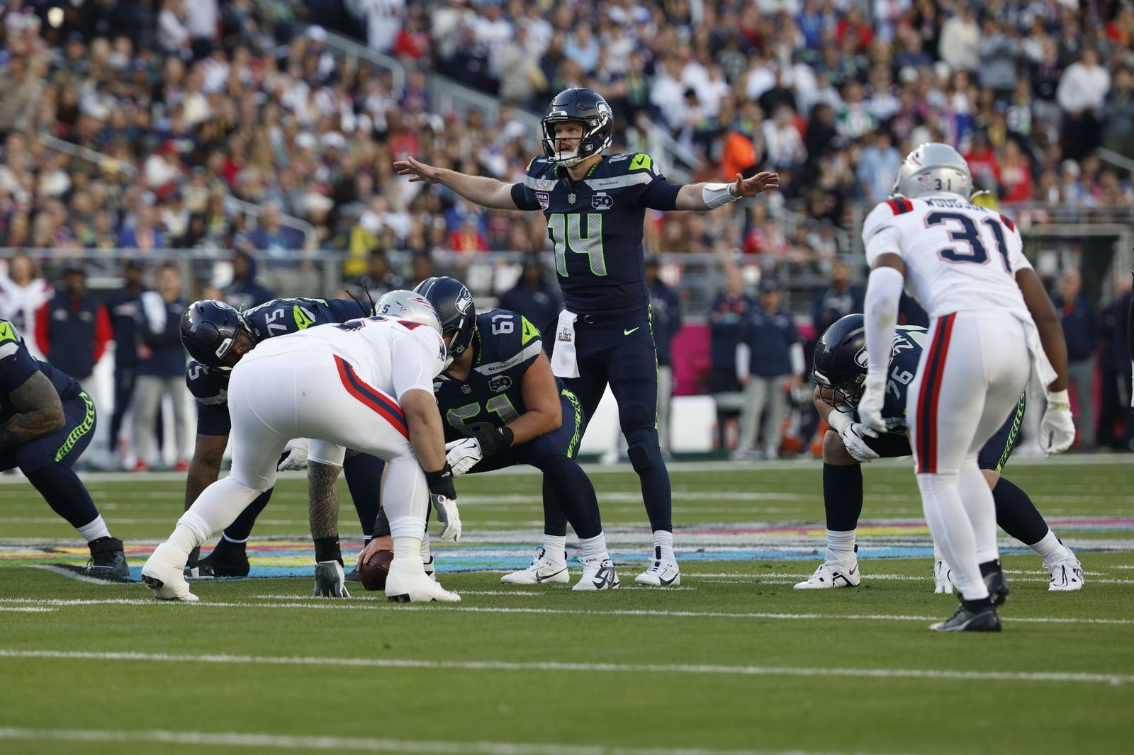 Las mejores fotos de la Super Bowl con la actuación de Bad Bunny