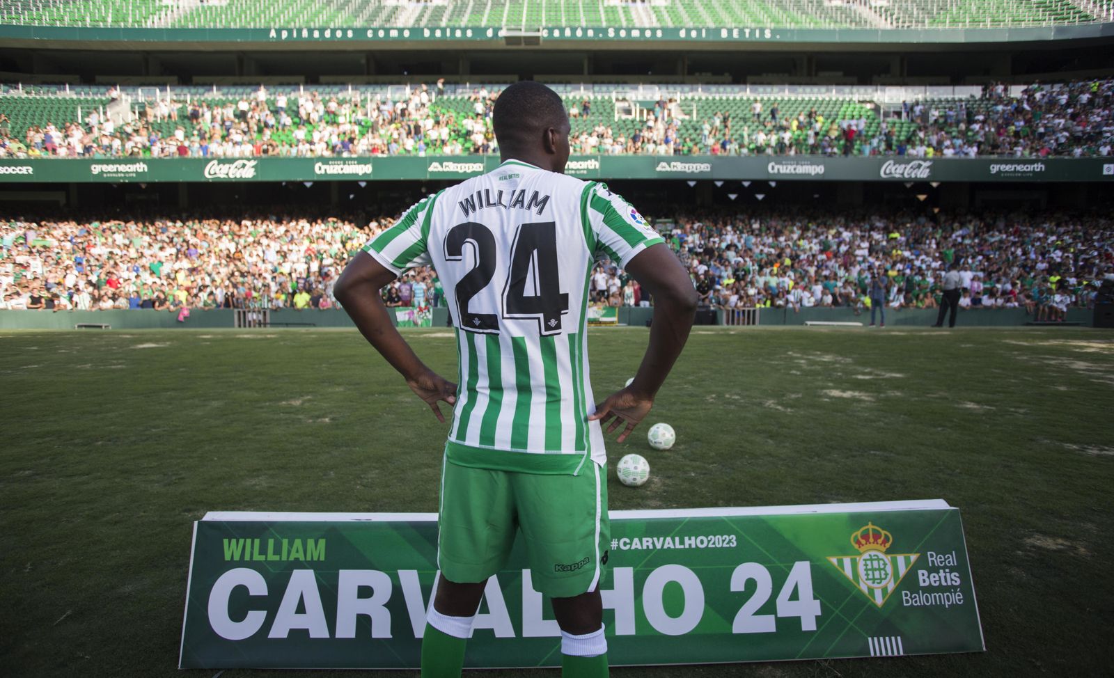 La presentación en el Betis de William Carvalho