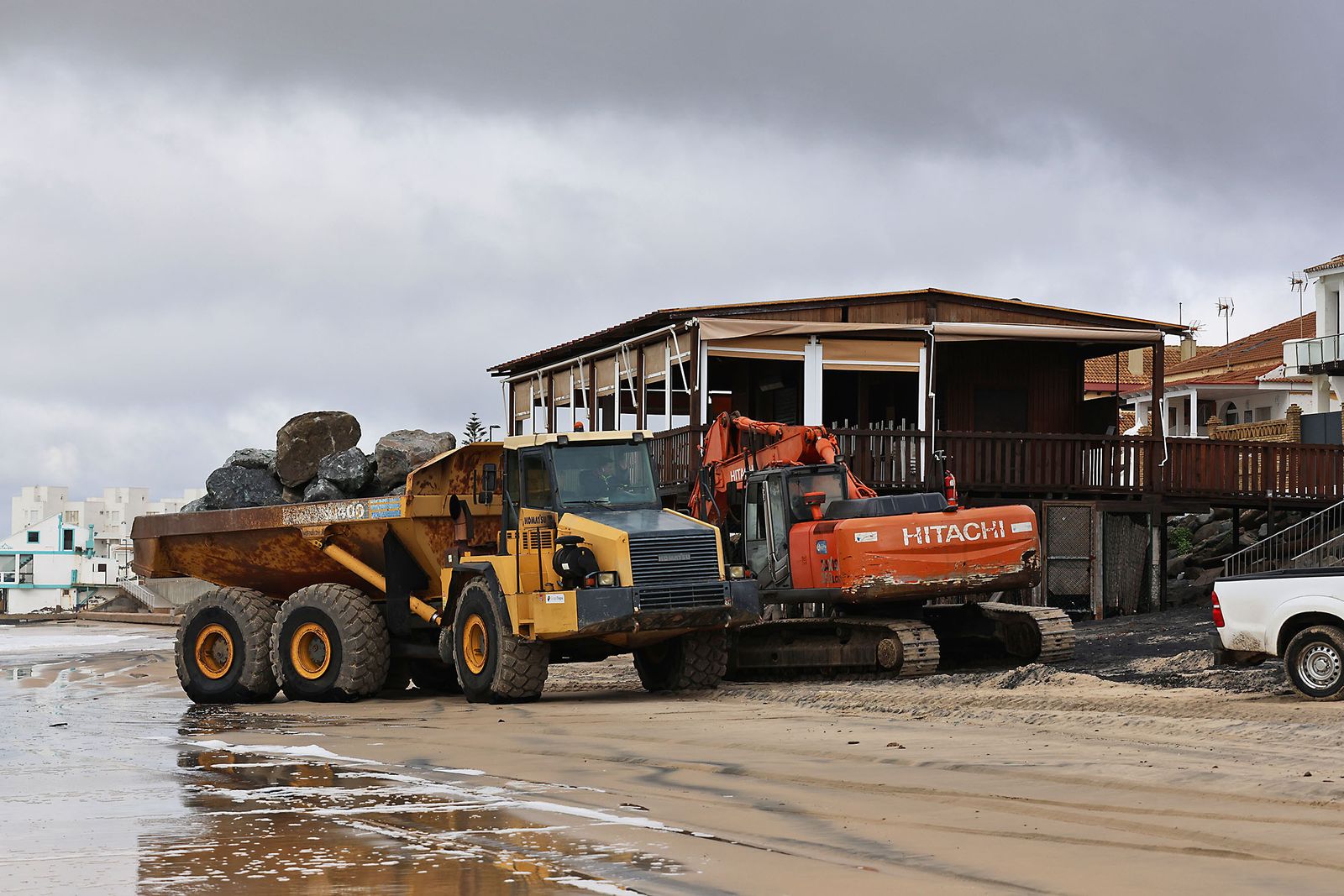 Las fotografías de los daños en Matalascañas