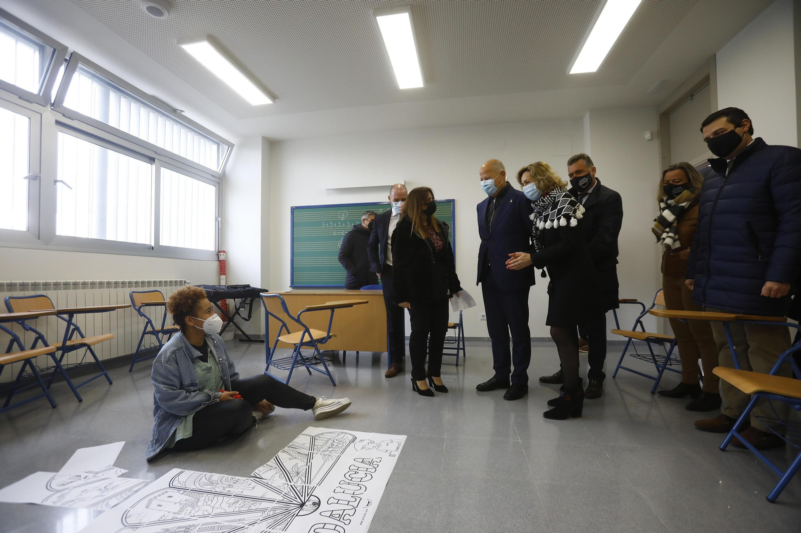 Las fotografías de la inauguración del colegio Turruñuelos.
