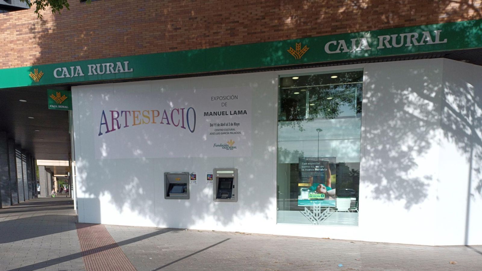 La sala de exposiciones del Centro Cultural 'José Luis García Palacios' en Córdoba de Fundación Caja Rural del Sur