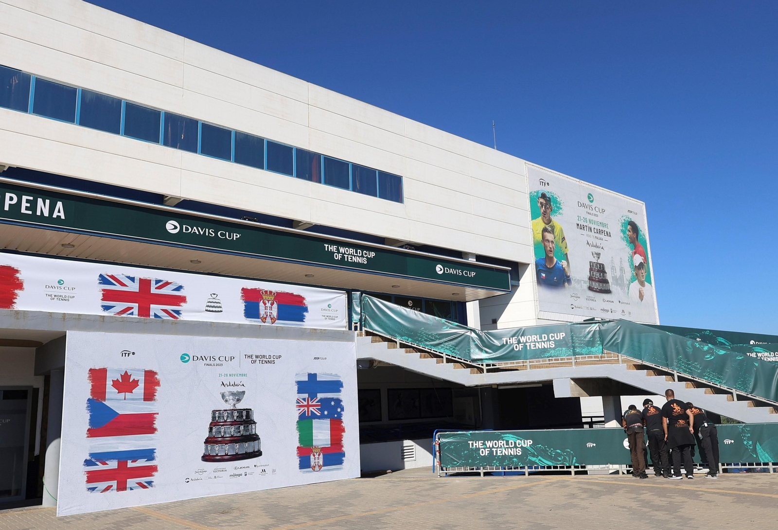 El Carpena se pone guapo para la Copa Davis