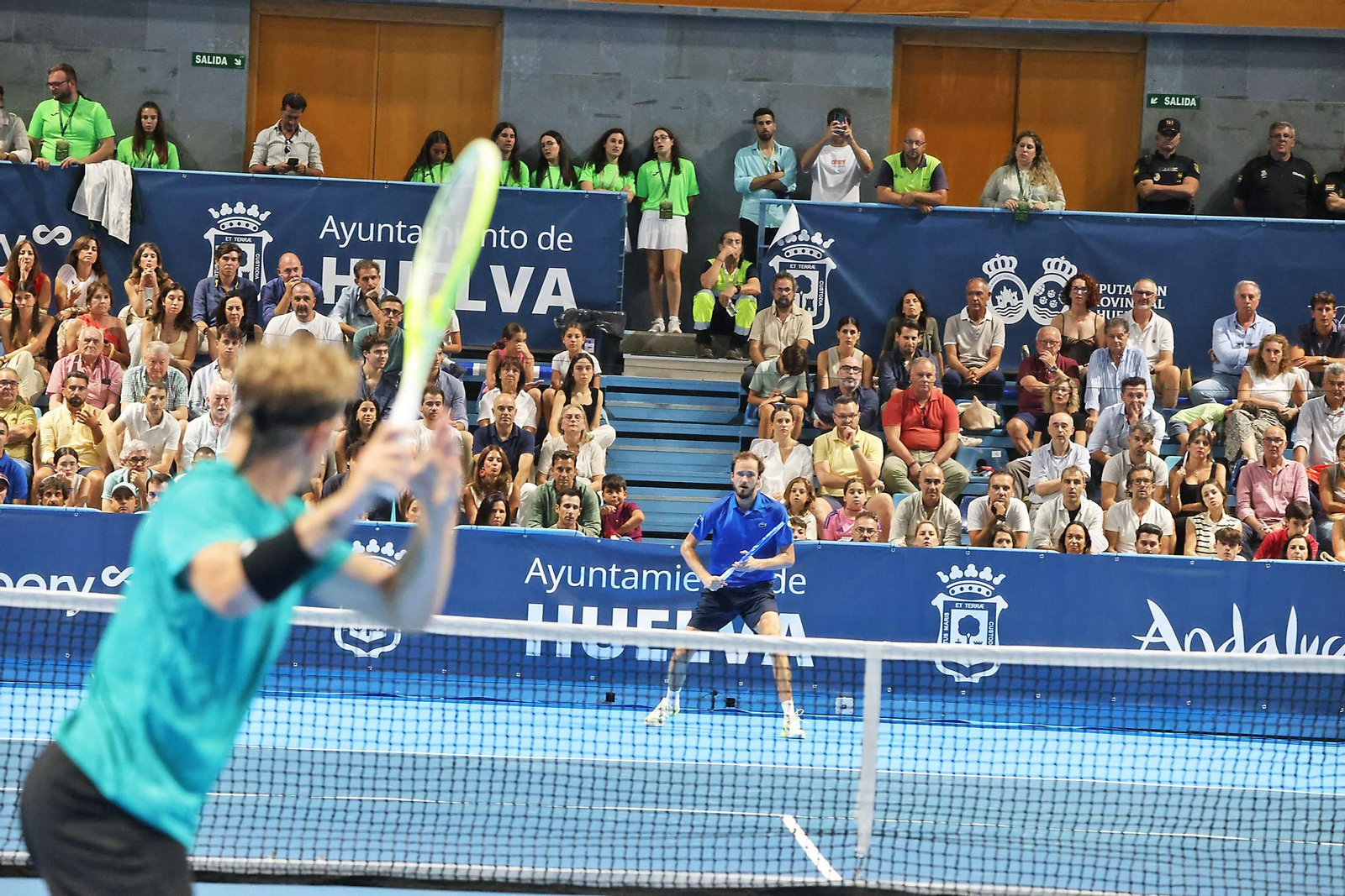 Imágenes de la final masculina de la Copa del Rey de tenis entre Daniil Medvedev y Alejandro Davidovich