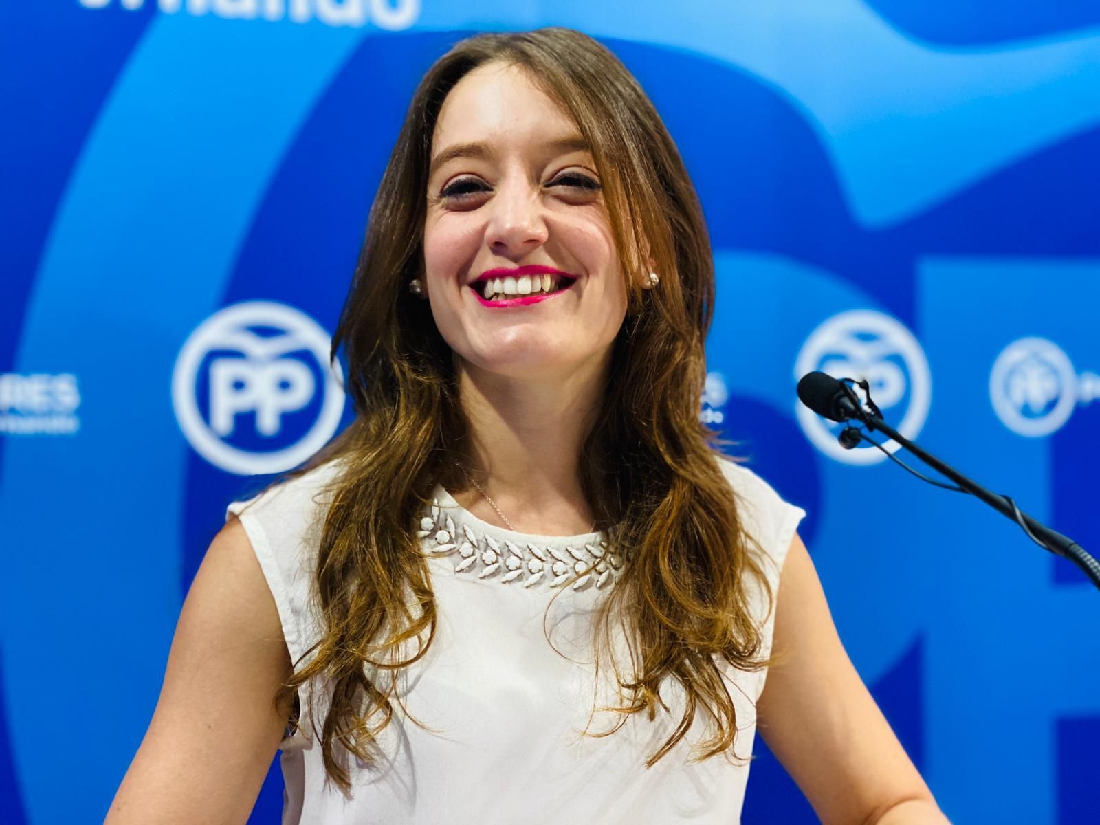 Carmen Roa, en la sede del PP, en una imagen de archivo.