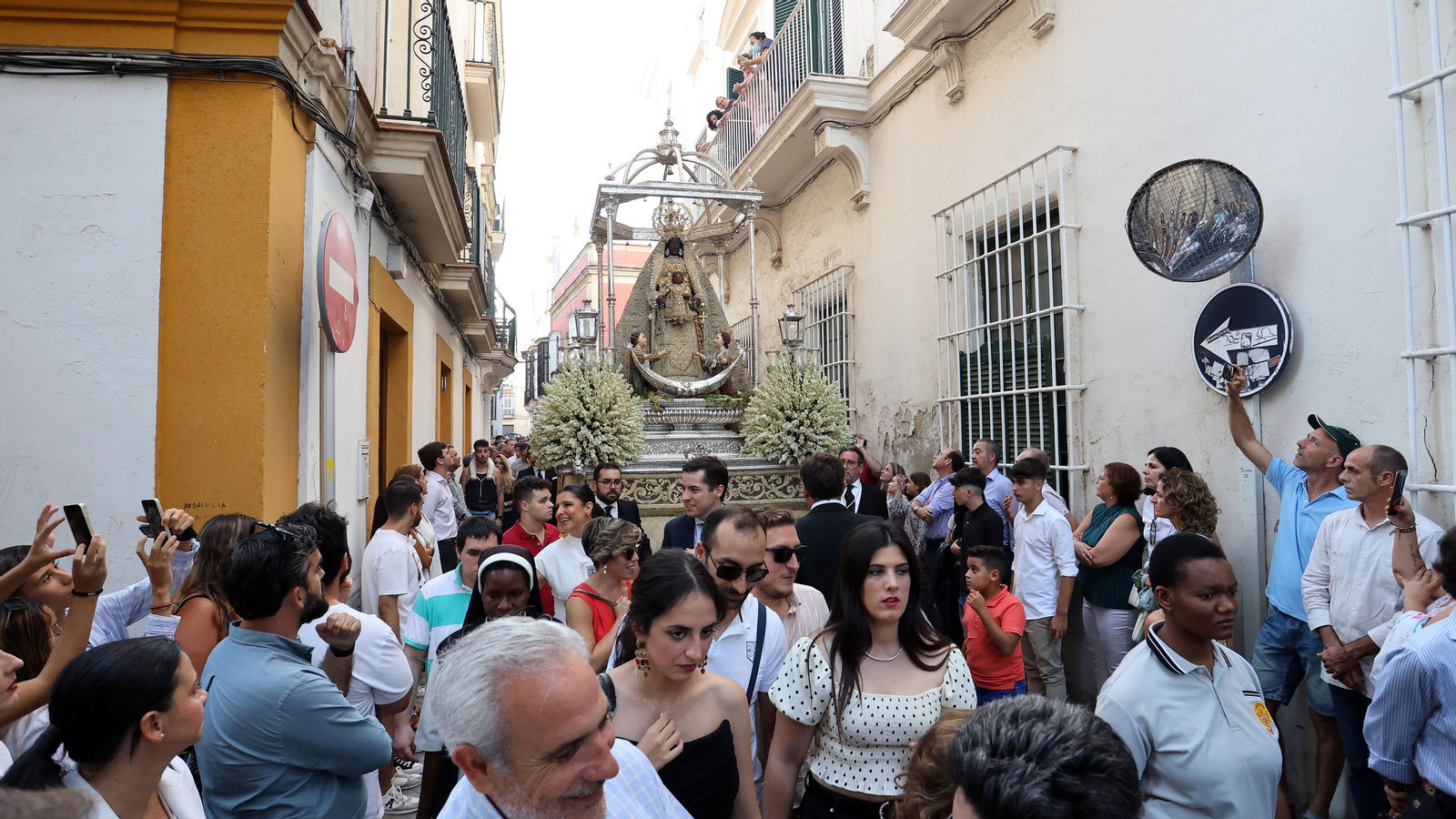 Procesión de la Virgen de la Merced por Jerez