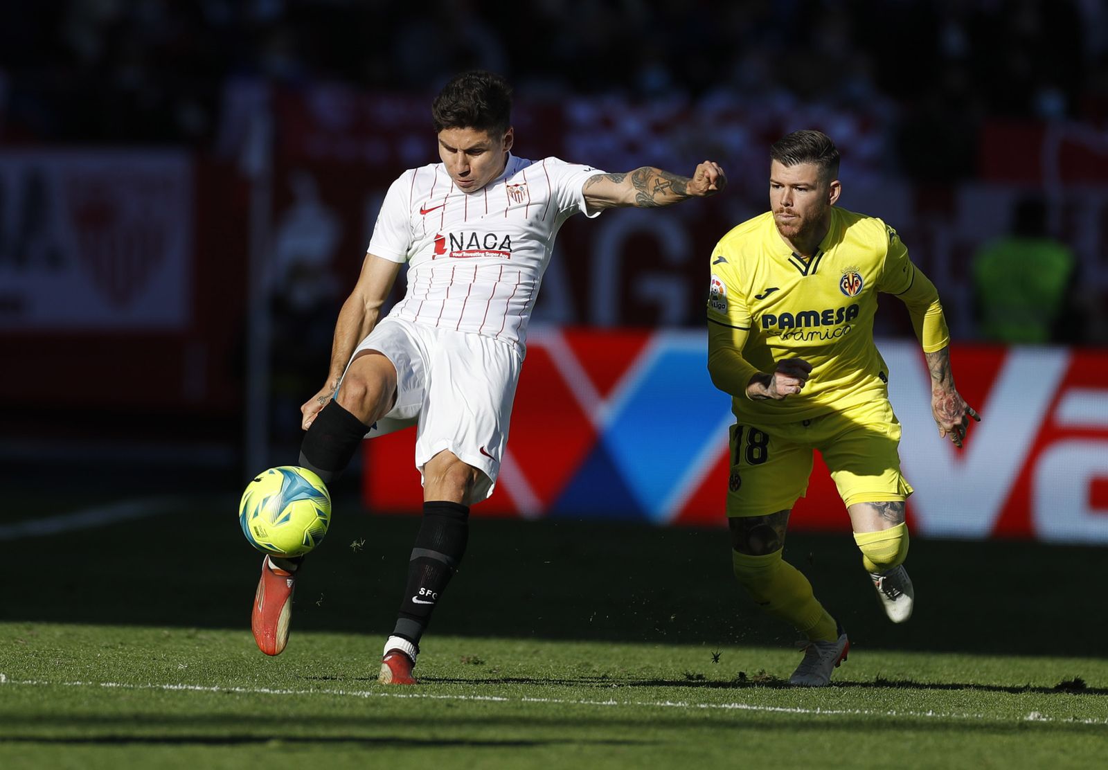 Las imágenes del Sevilla-Villarreal