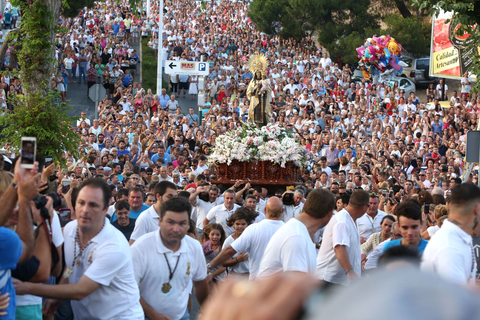 Procesión de la Virgen del Carmen en Punta Umbría
