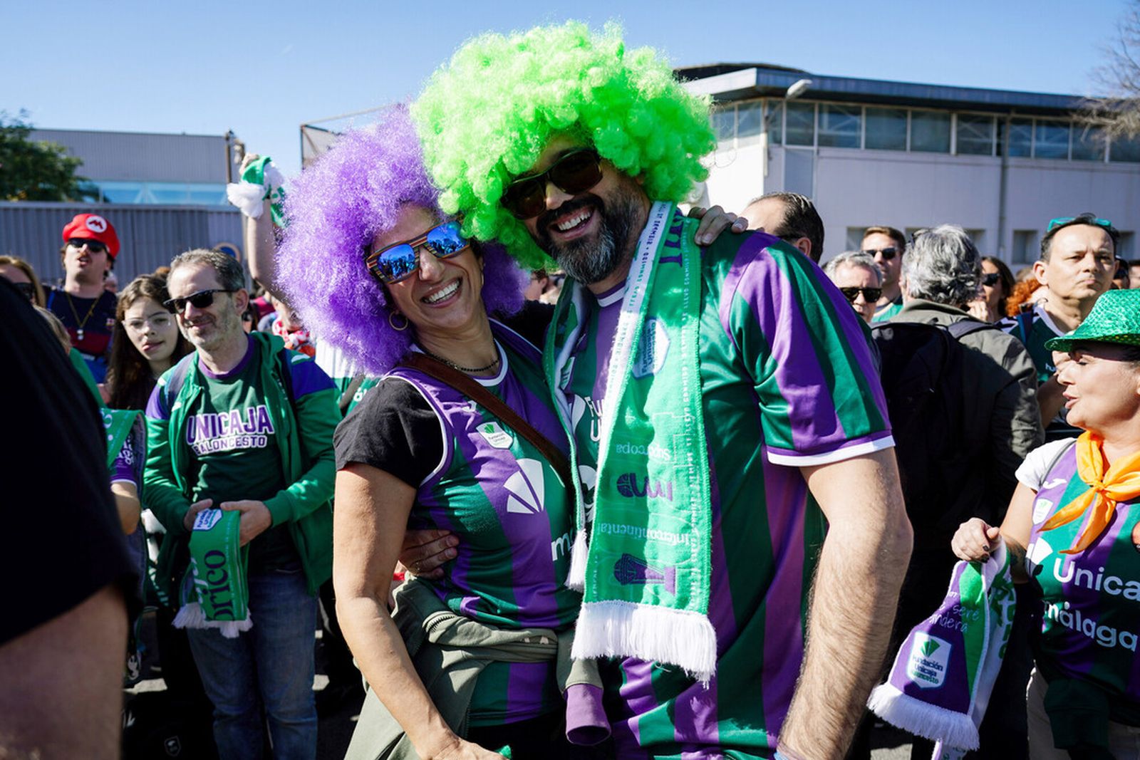 Las fotos del encuentro de aficiones de la Copa del Rey de Valencia