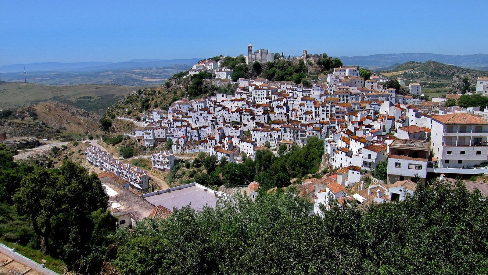 Vista aérea de Casares.