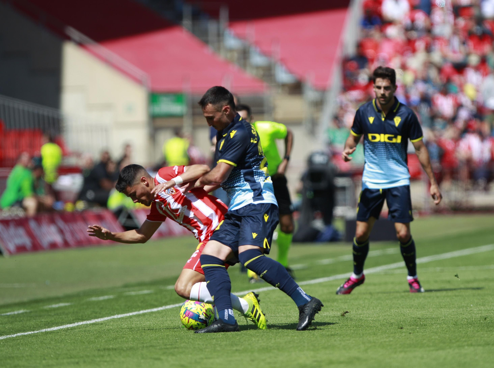 Imágenes del partido de la Liga Santander U.D. Almería-Cádiz C.F.