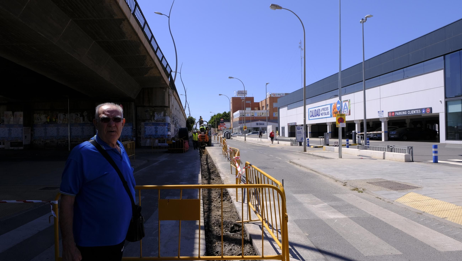 Las obras del soterramiento en Almería, en imágenes