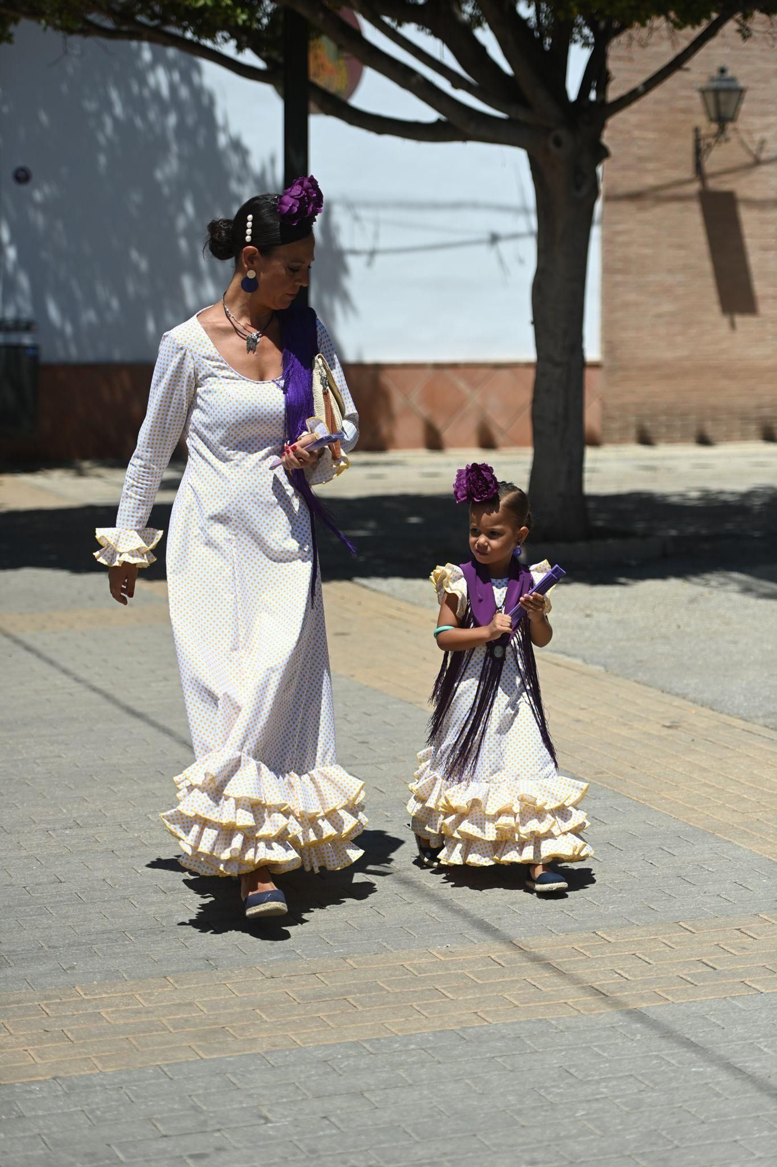 Las fotos del lunes festivo en la Feria en Málaga