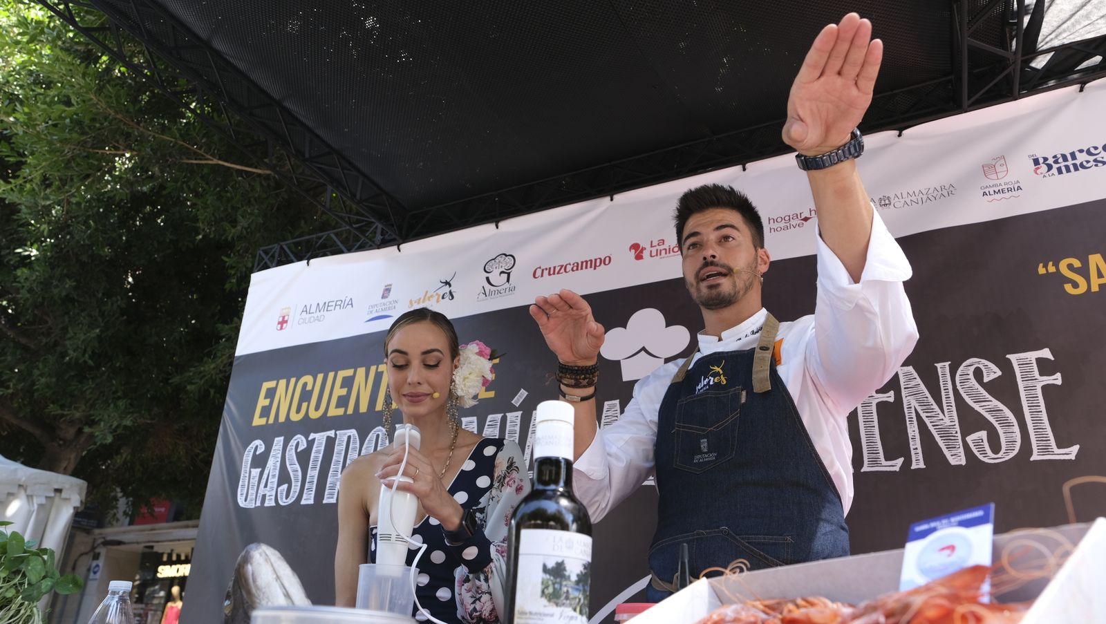 Imágenes del encuentro de gastronomía de la Feria de Almería 2023