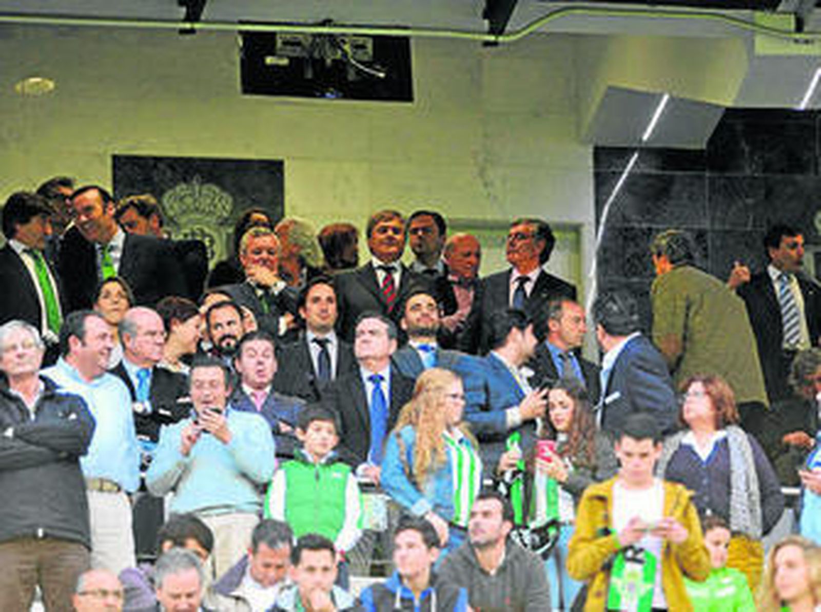 El palco de Heliópolis y alrededores, el pasado sábado.