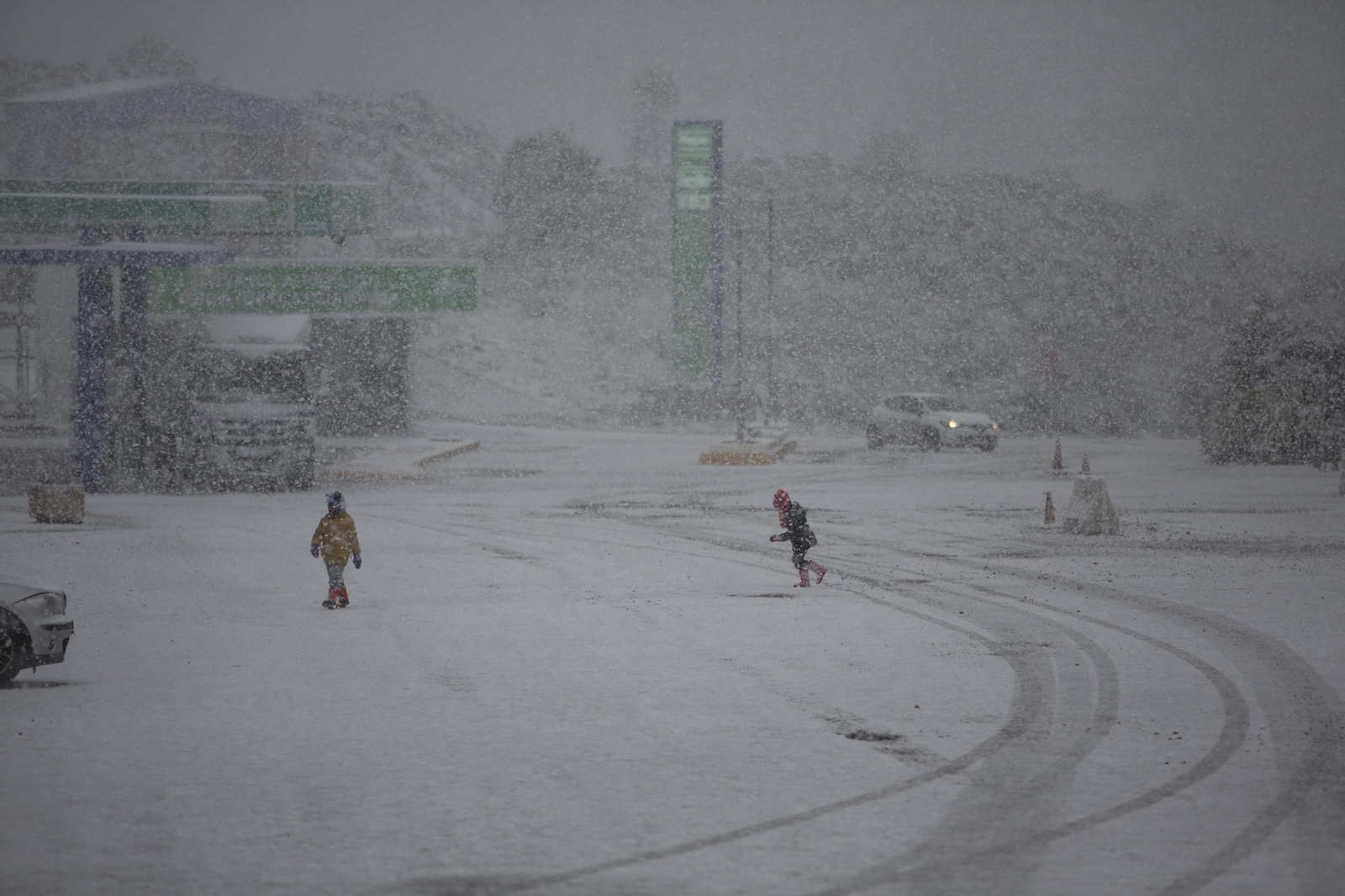 Fotos de la nieve en Ronda