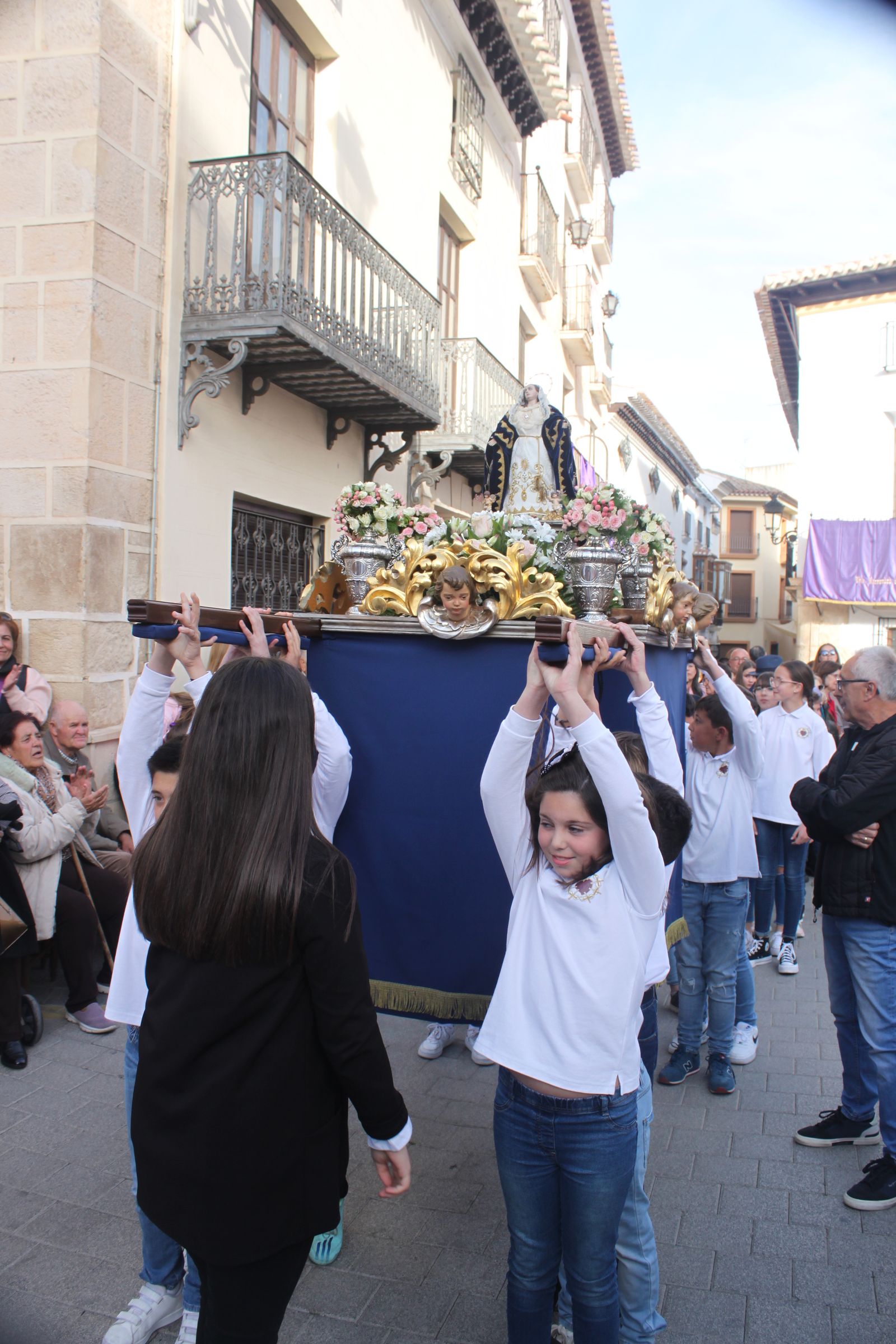 La primera procesión infantil de Vélez-Rubio, en imágenes