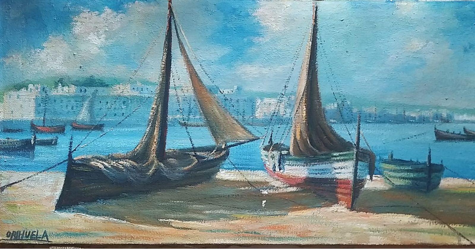 Cuadro de José Orihuela Rodríguez donado al Ayuntamiento de Puerto Real