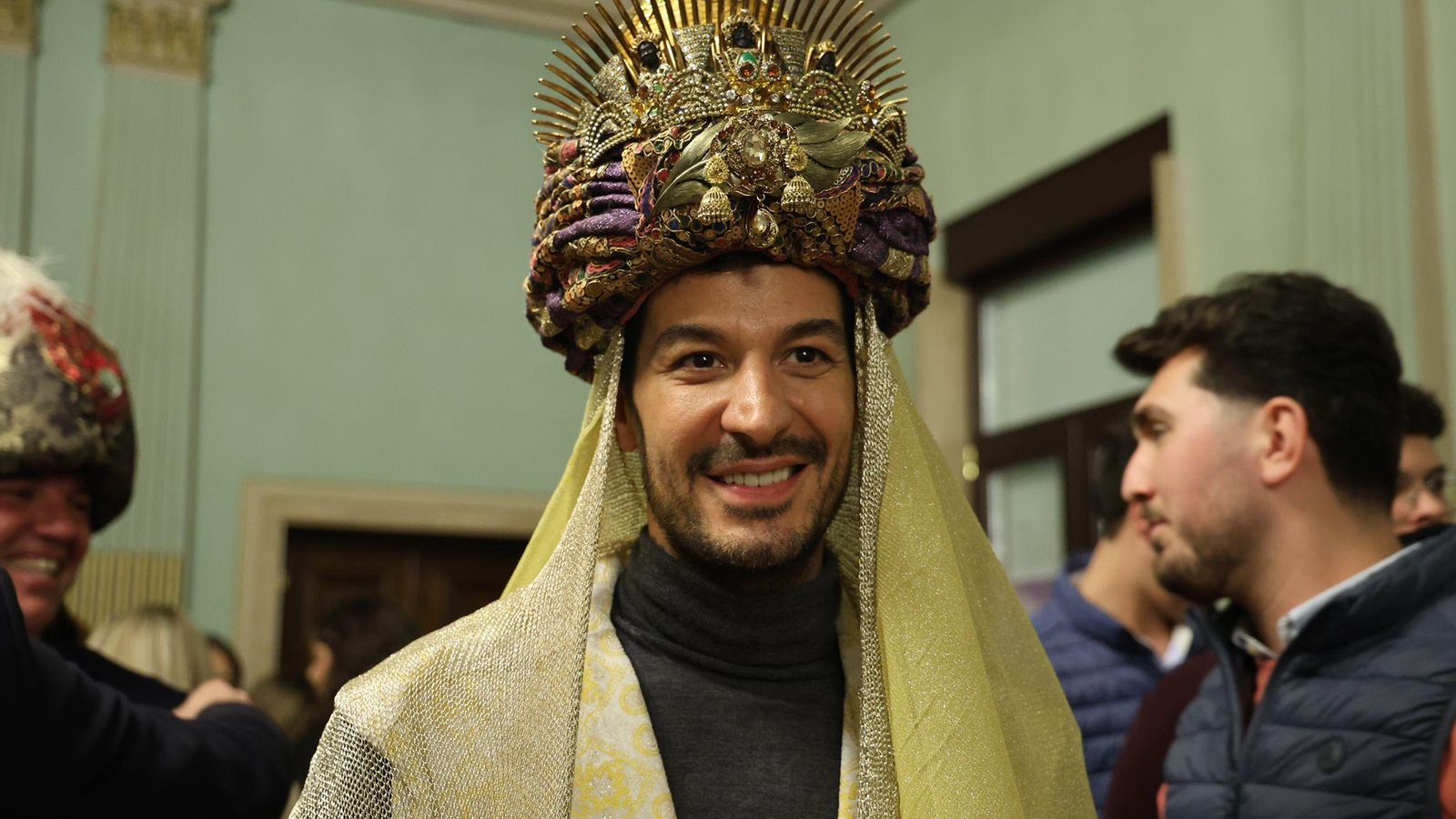 Moisés Giraldo coronado como rey Baltasar estas Navidades en Huelva. Moisés Giraldo coronado como rey Baltasar estas Navidades en Huelva.