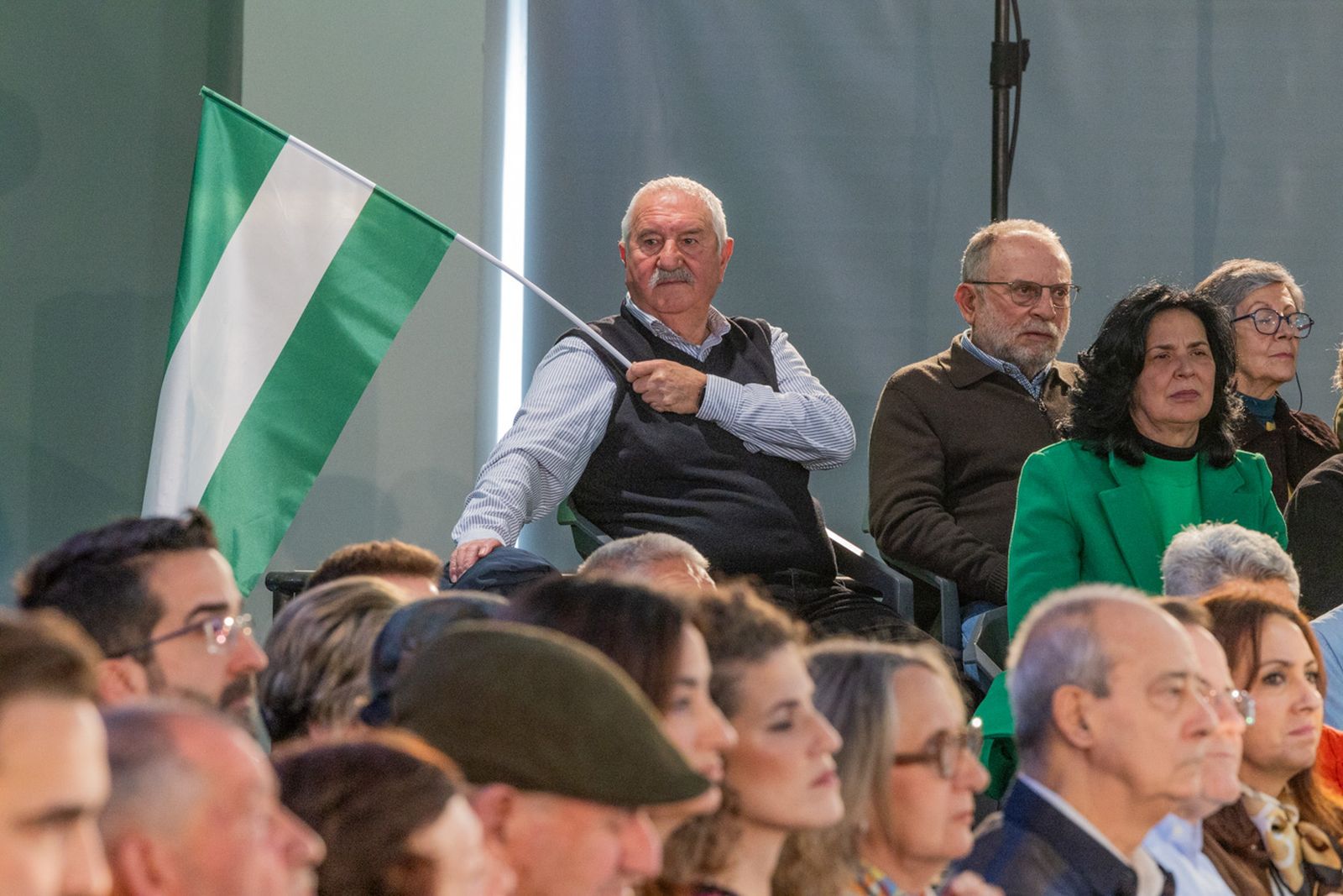 Acto en defensa de los servicios públicos para celebrar el 28F en Jaén