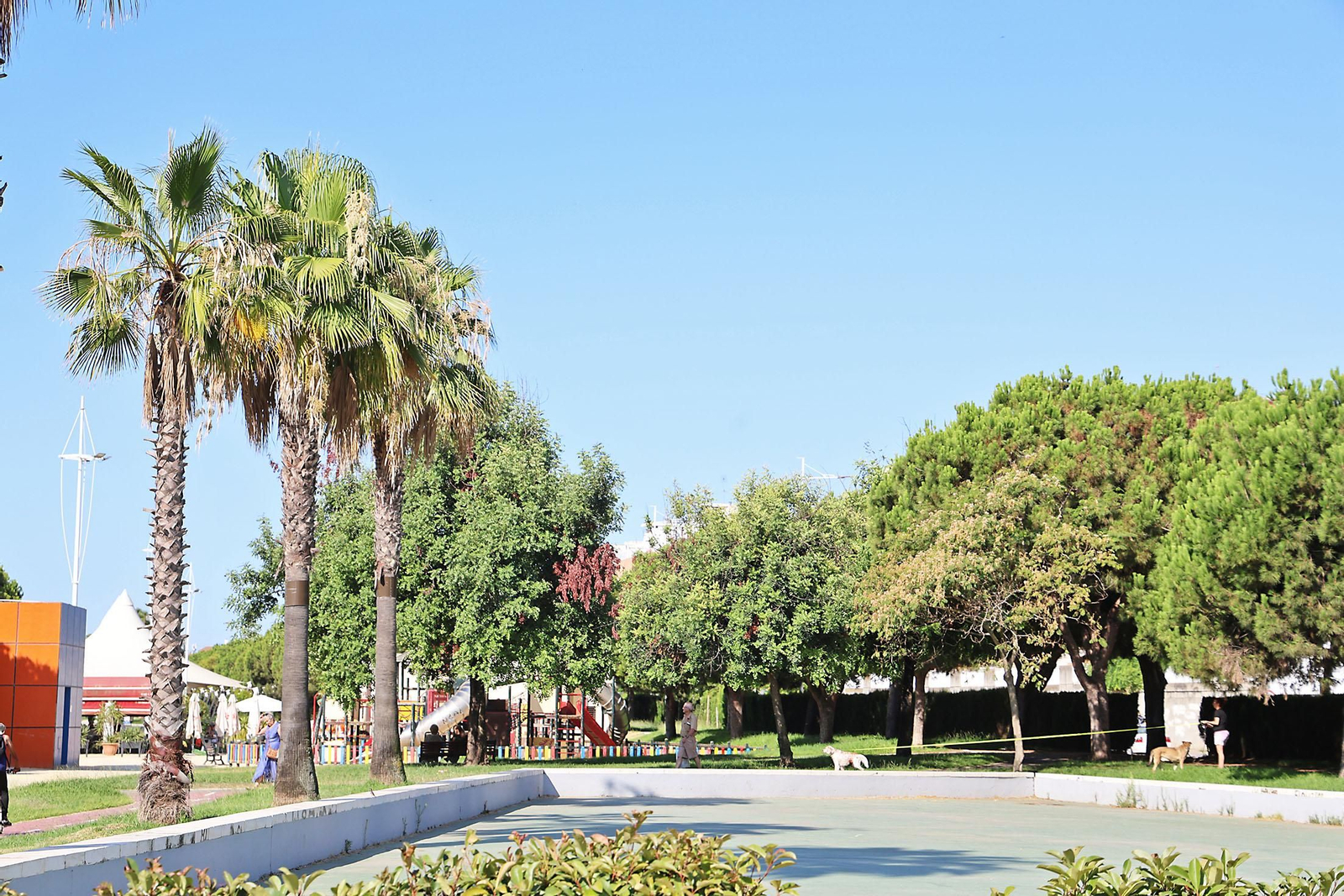 Imágenes de la Avenida de Andalucía en las mañanas de verano