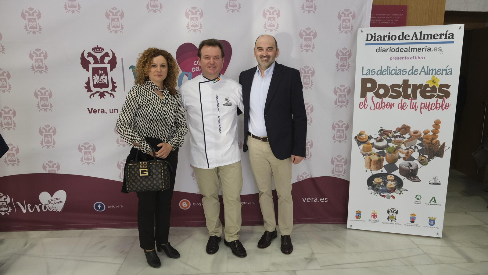 La presentación del libro de postres de Antonio Carmona, en imágenes