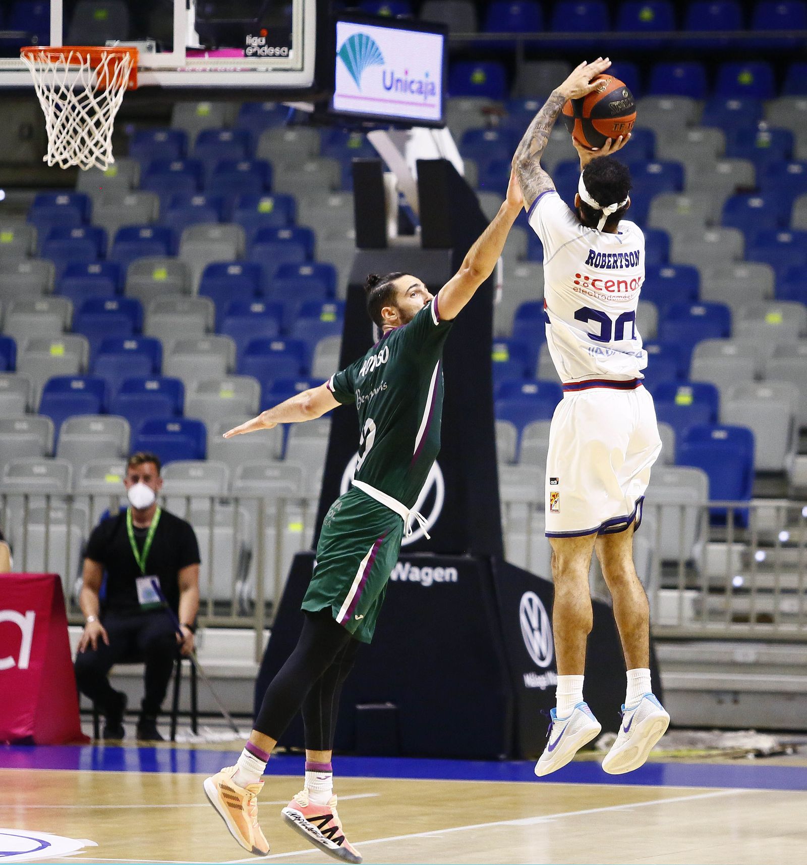 El Unicaja-Obradoiro, en fotos