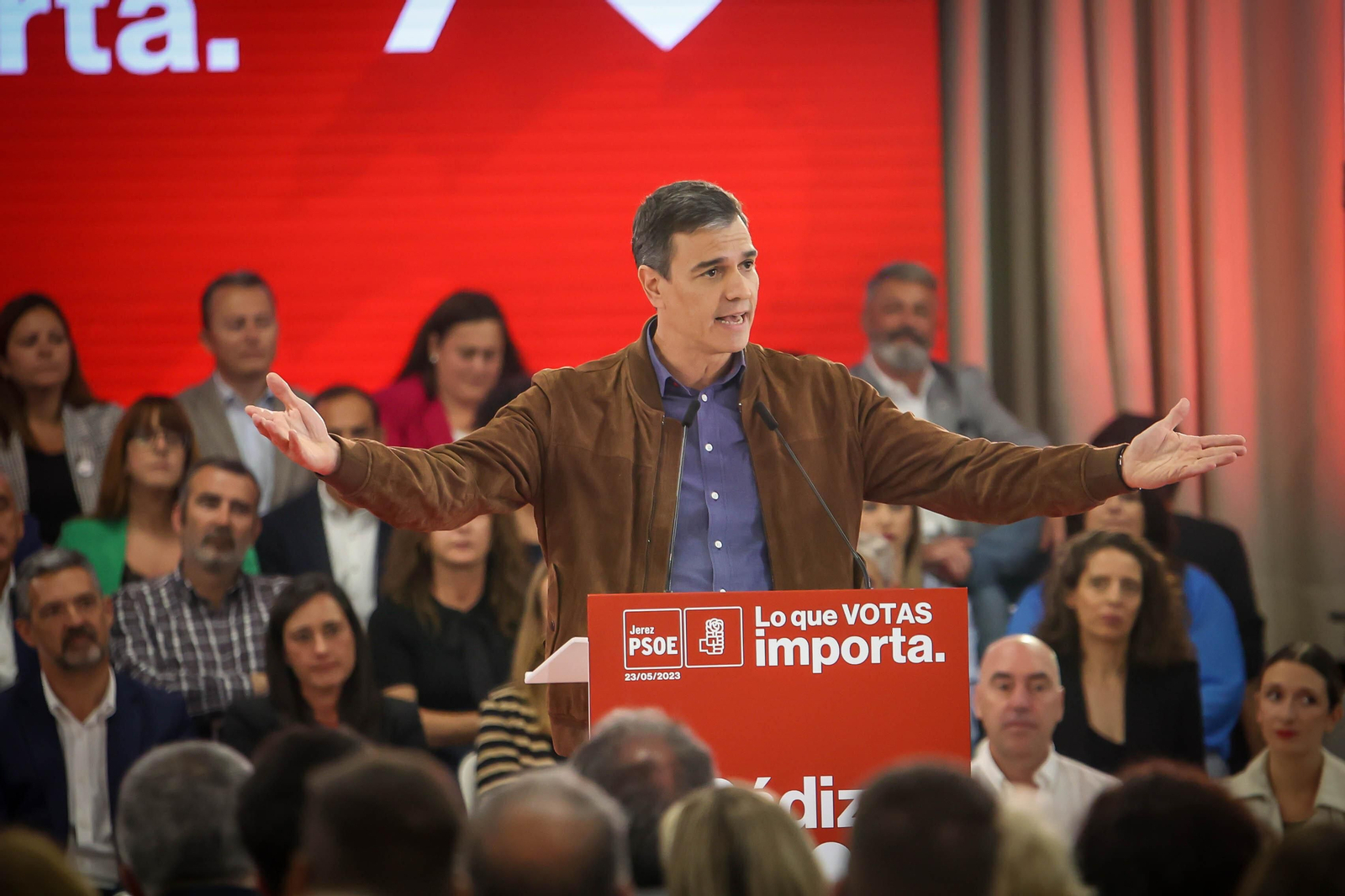 Pedro Sánchez en Jerez