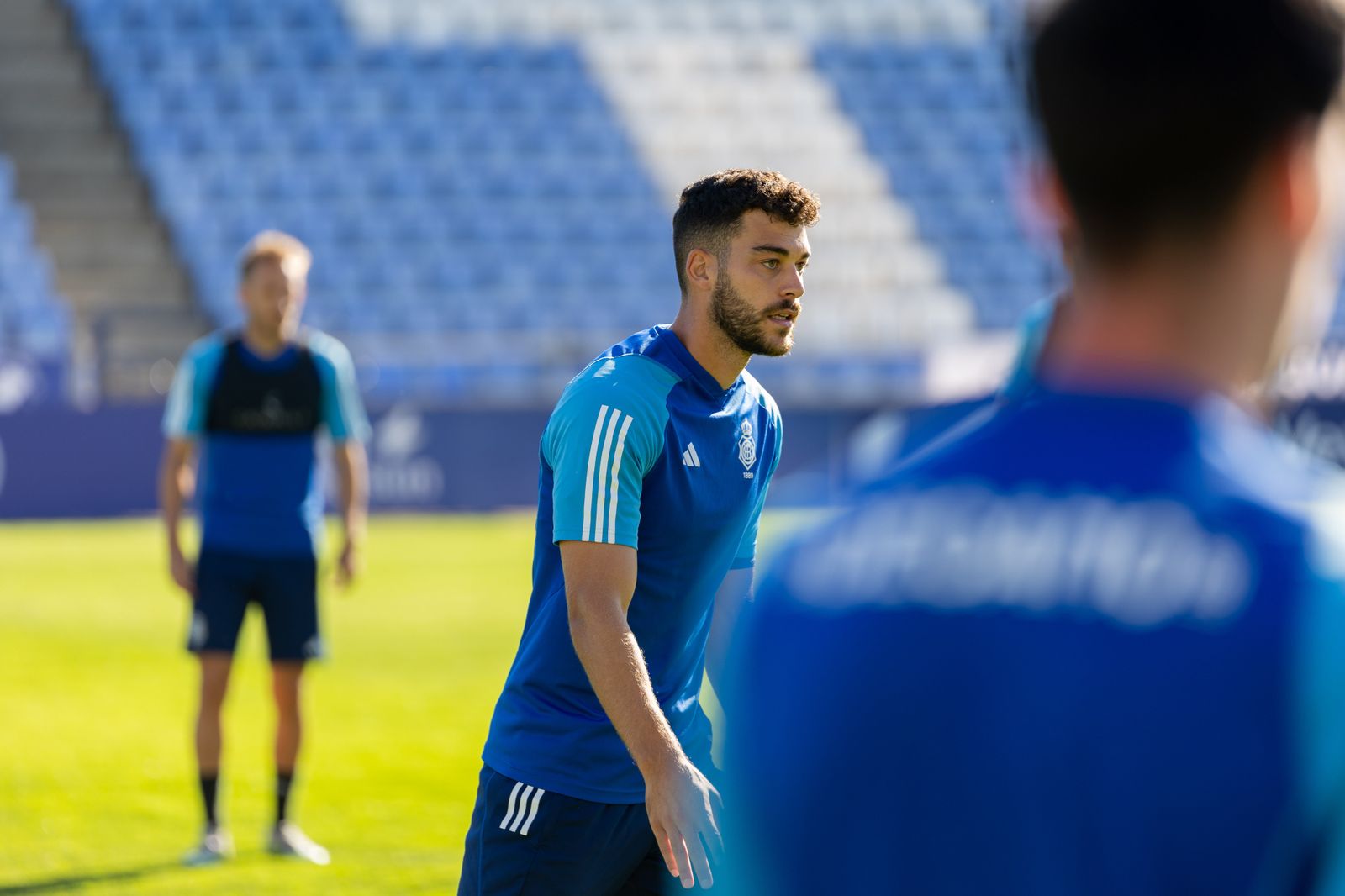 Las mejores imágenes del entrenamiento de este jueves del Recreativo de Huelva