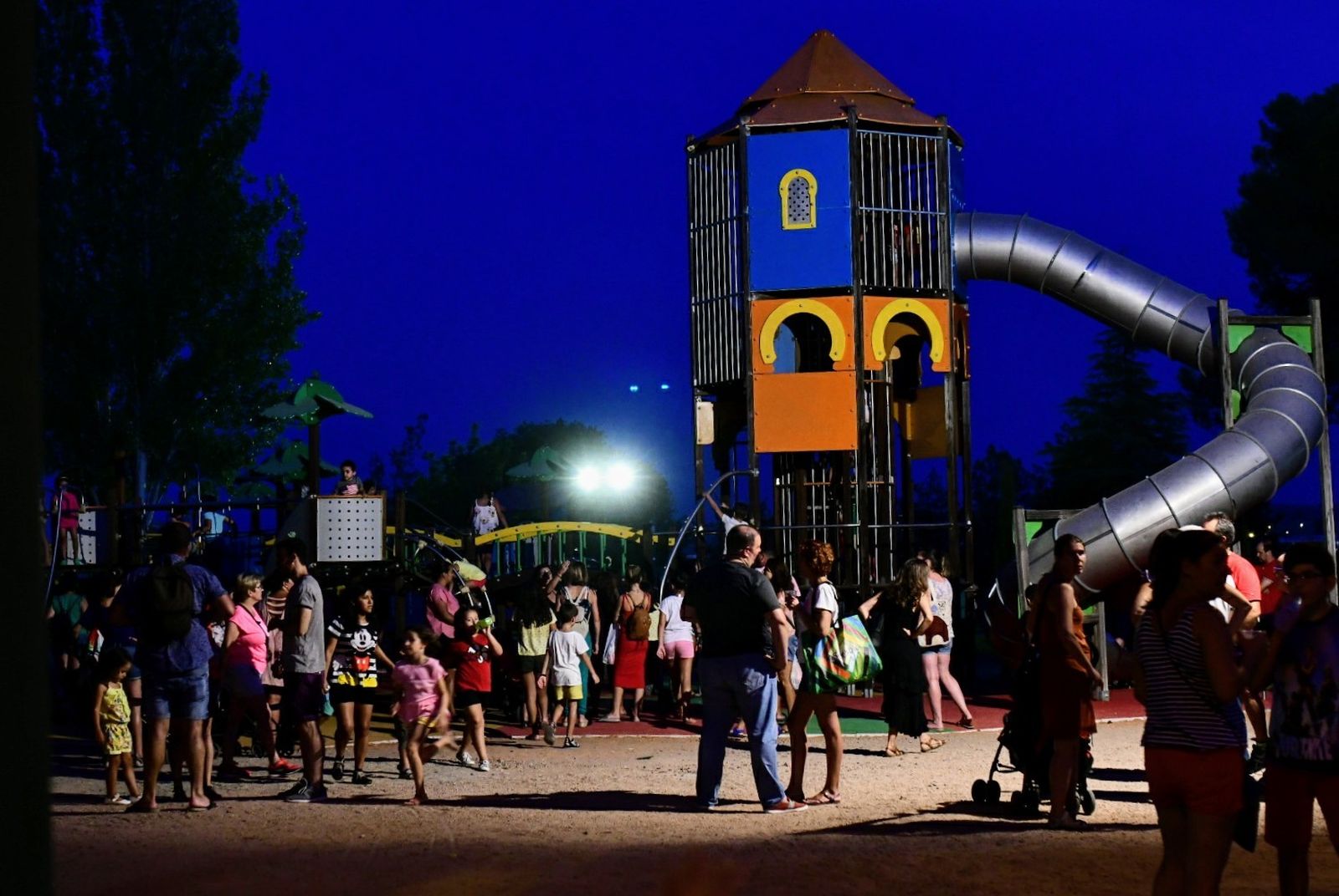 Imagen de la reapertura de la Ciudad de los Niños.