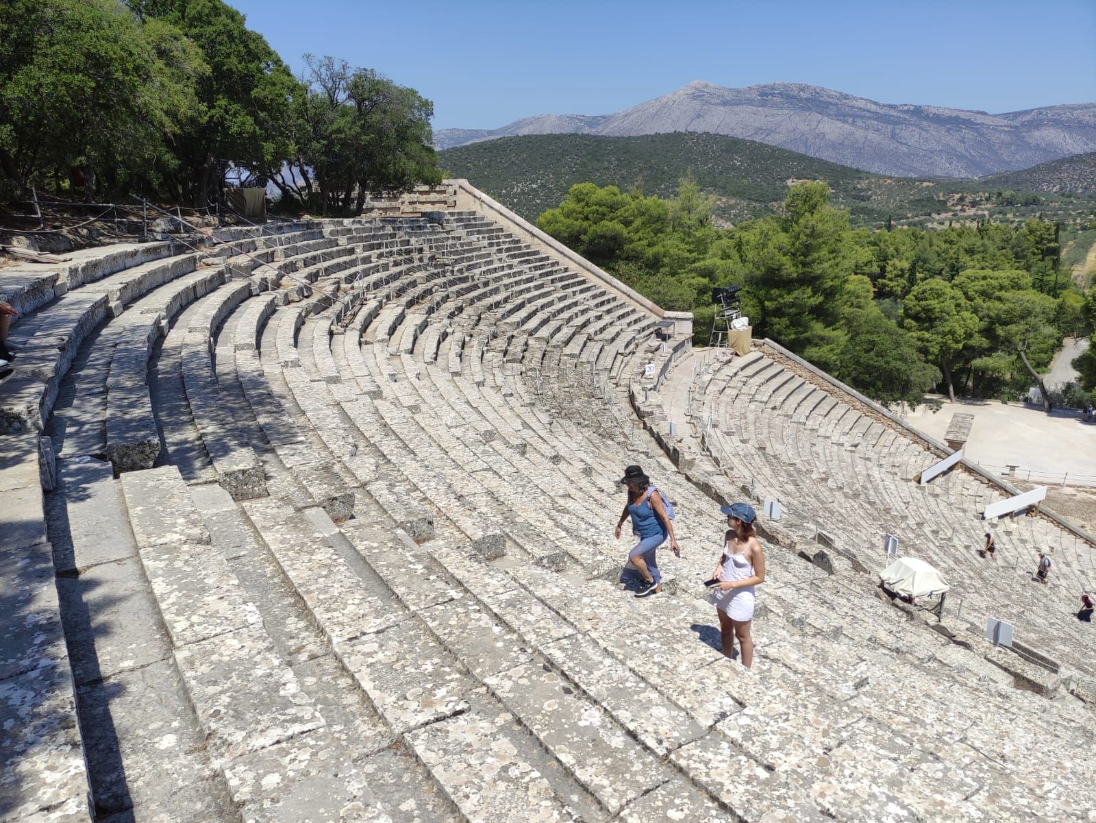 Teatro griego de Epidauro, que sigue en activo.