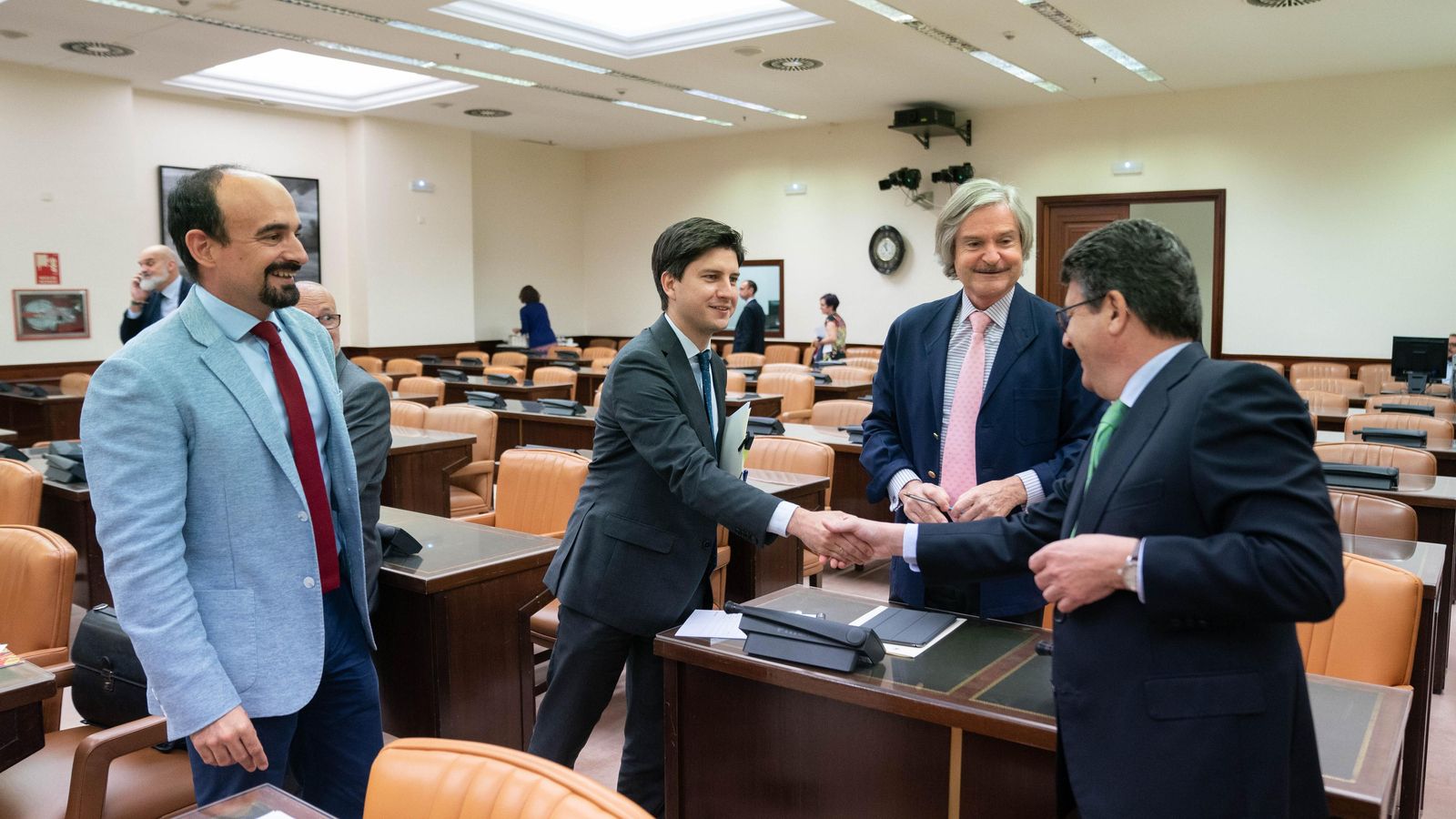 Juan José Matarí durante una de las sesiones de la Comisión de Seguridad Vial
