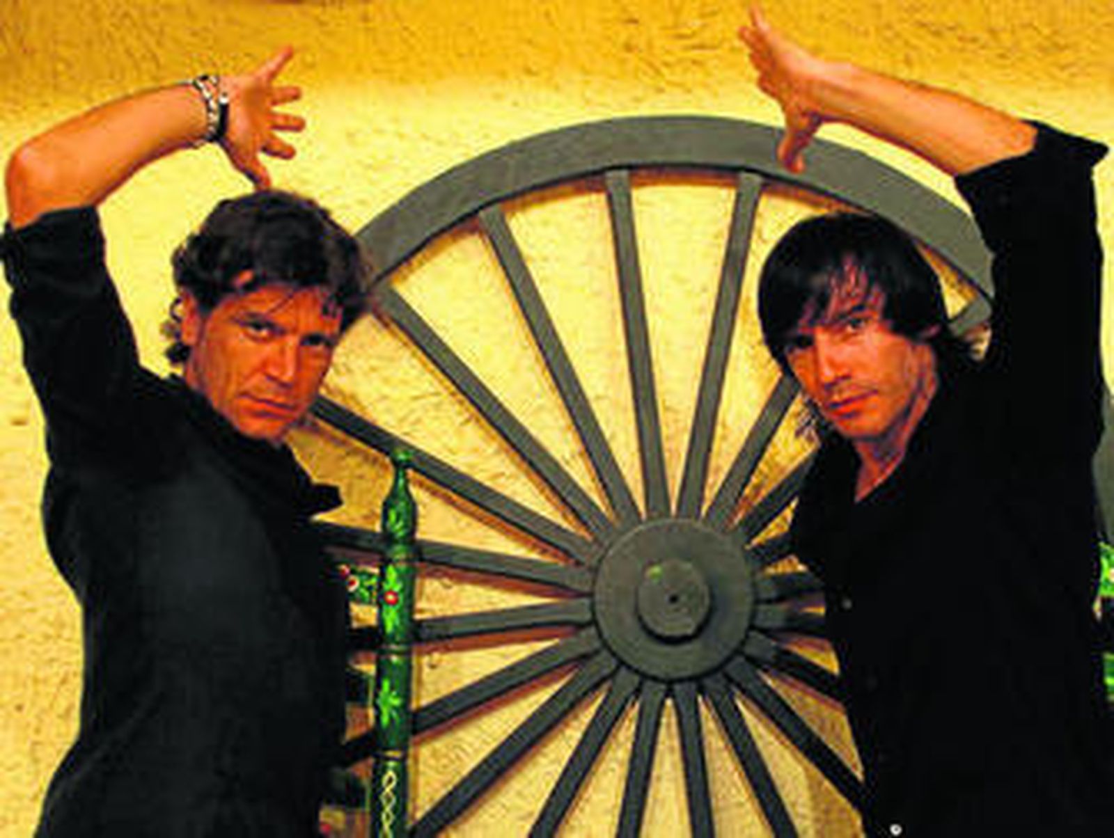 Los bailaores gaditanos Juan Ogalla y Juan José Jaén, 'El Junco'.