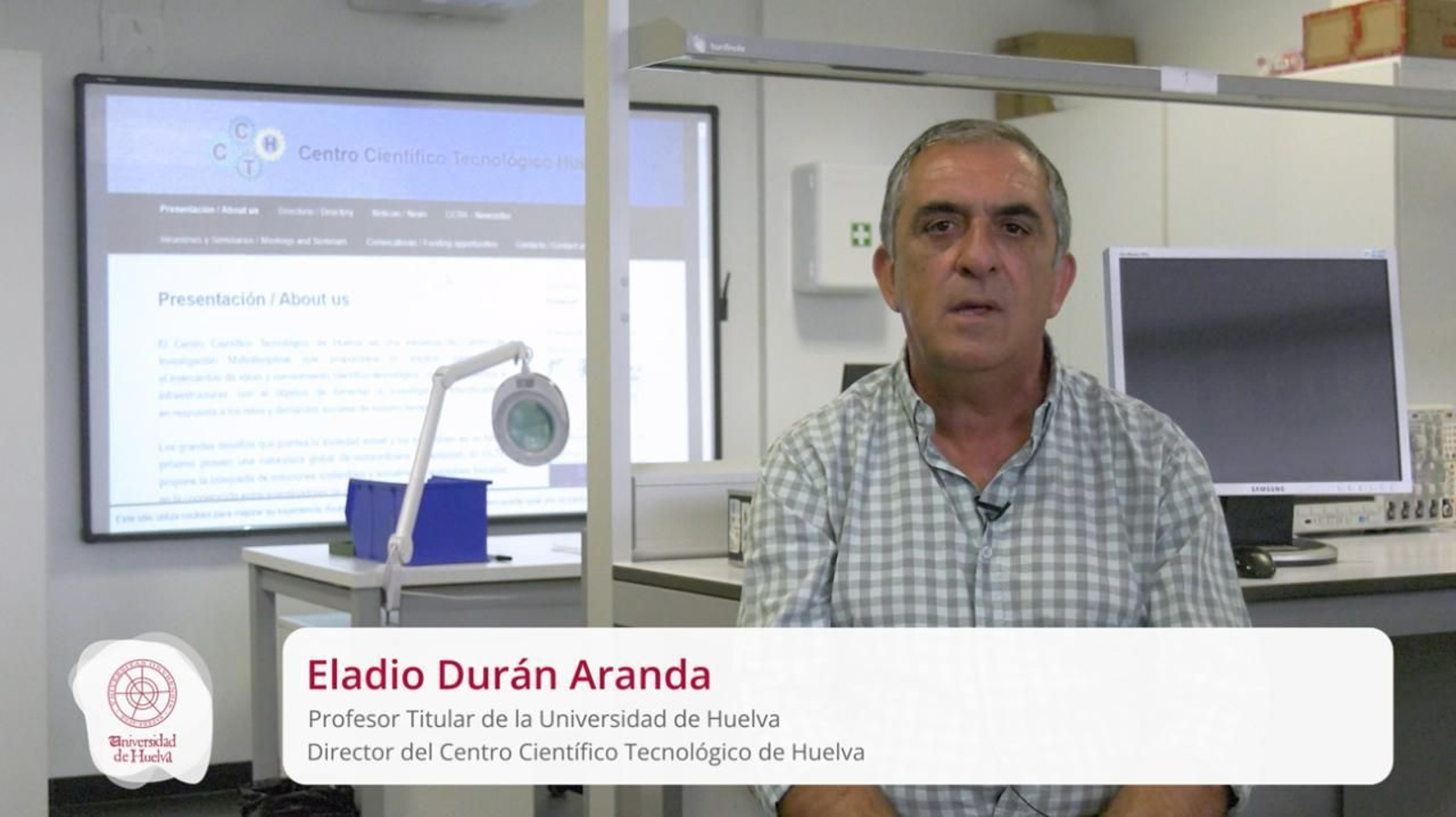 Eladio Durán, director del Centro Científico Tecnológico de Huelva.