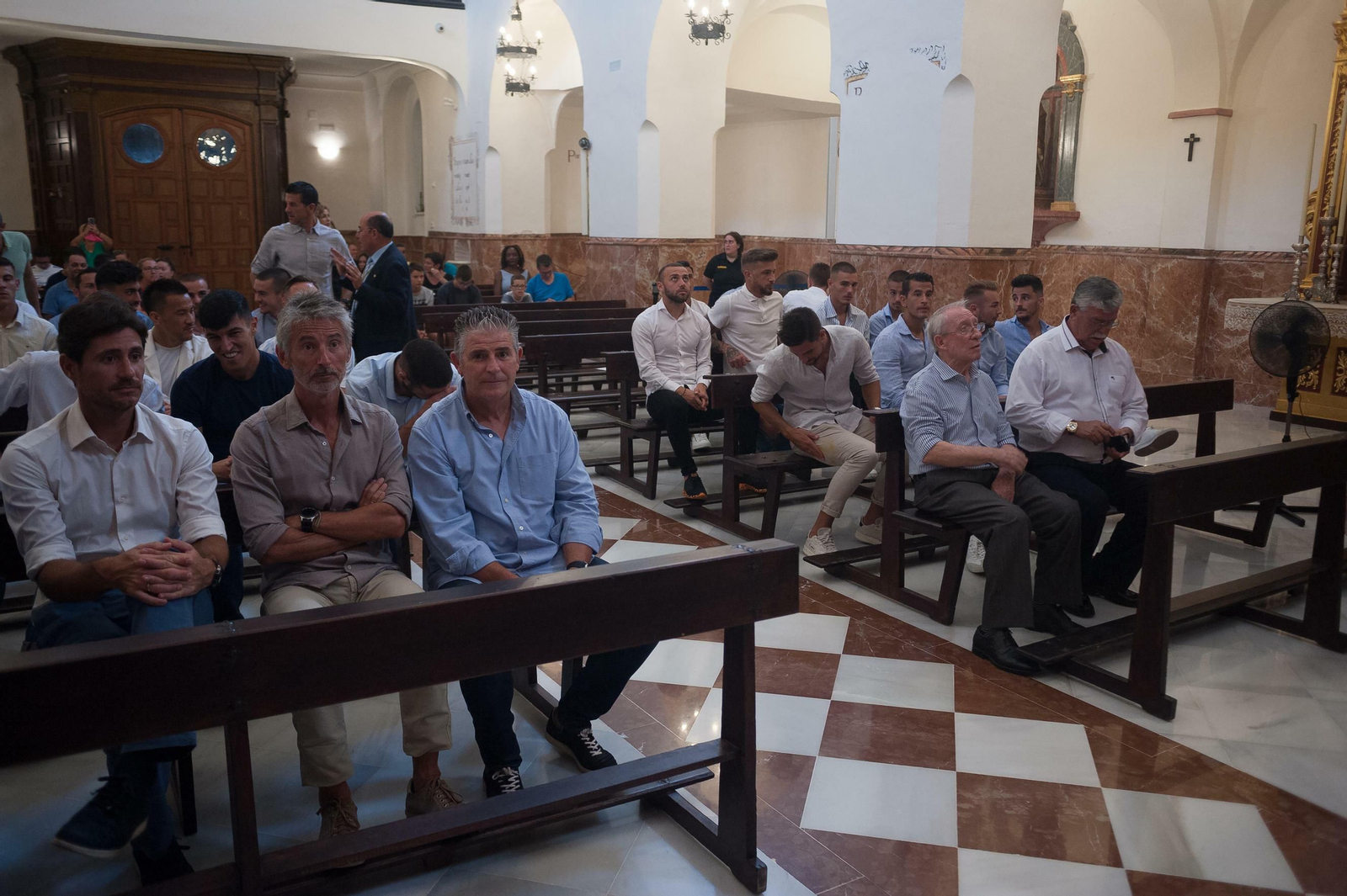 Las fotos del Málaga CF en la Divina Pastora