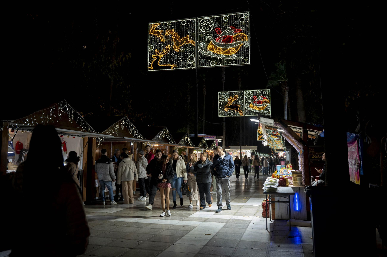 Las mejores imágenes del encendido navideño en Almería