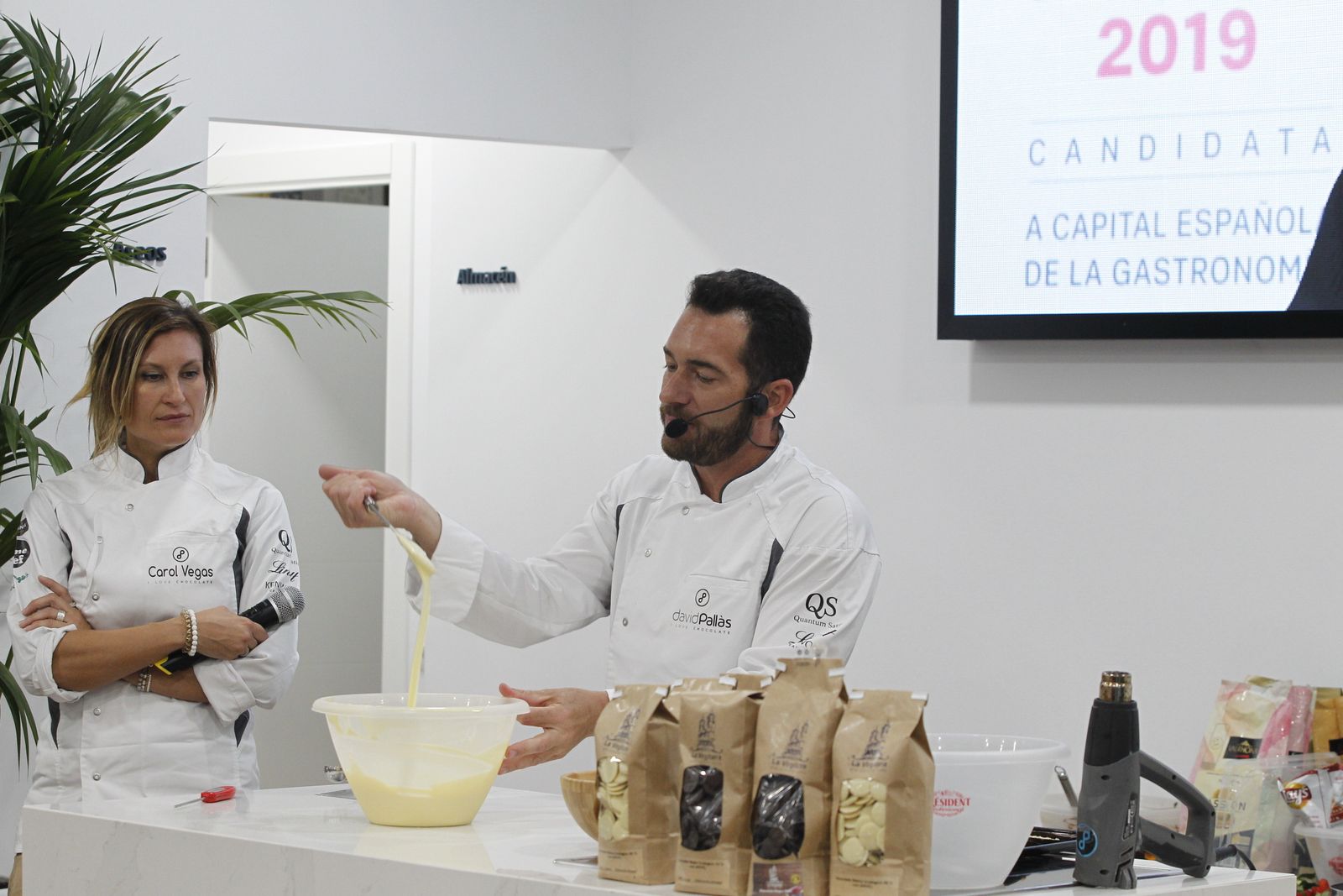 El sabor dulce de la Capitalidad lo pone David Pallàs, maestro chocolatero