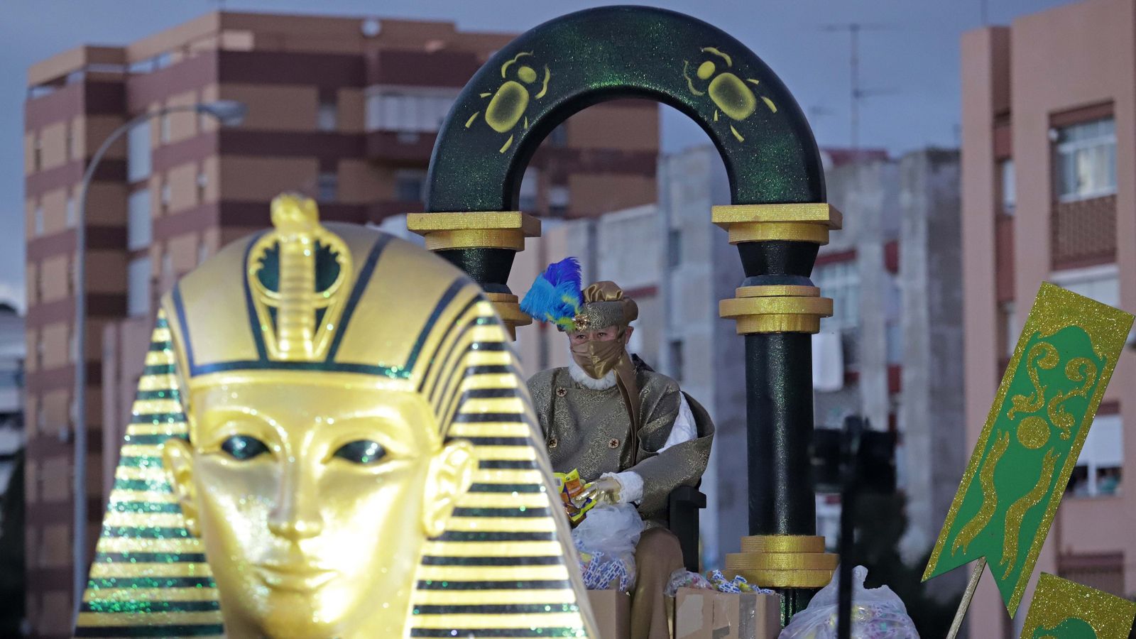 Fotos de la cabalgata de los Reyes Magos en Algeciras