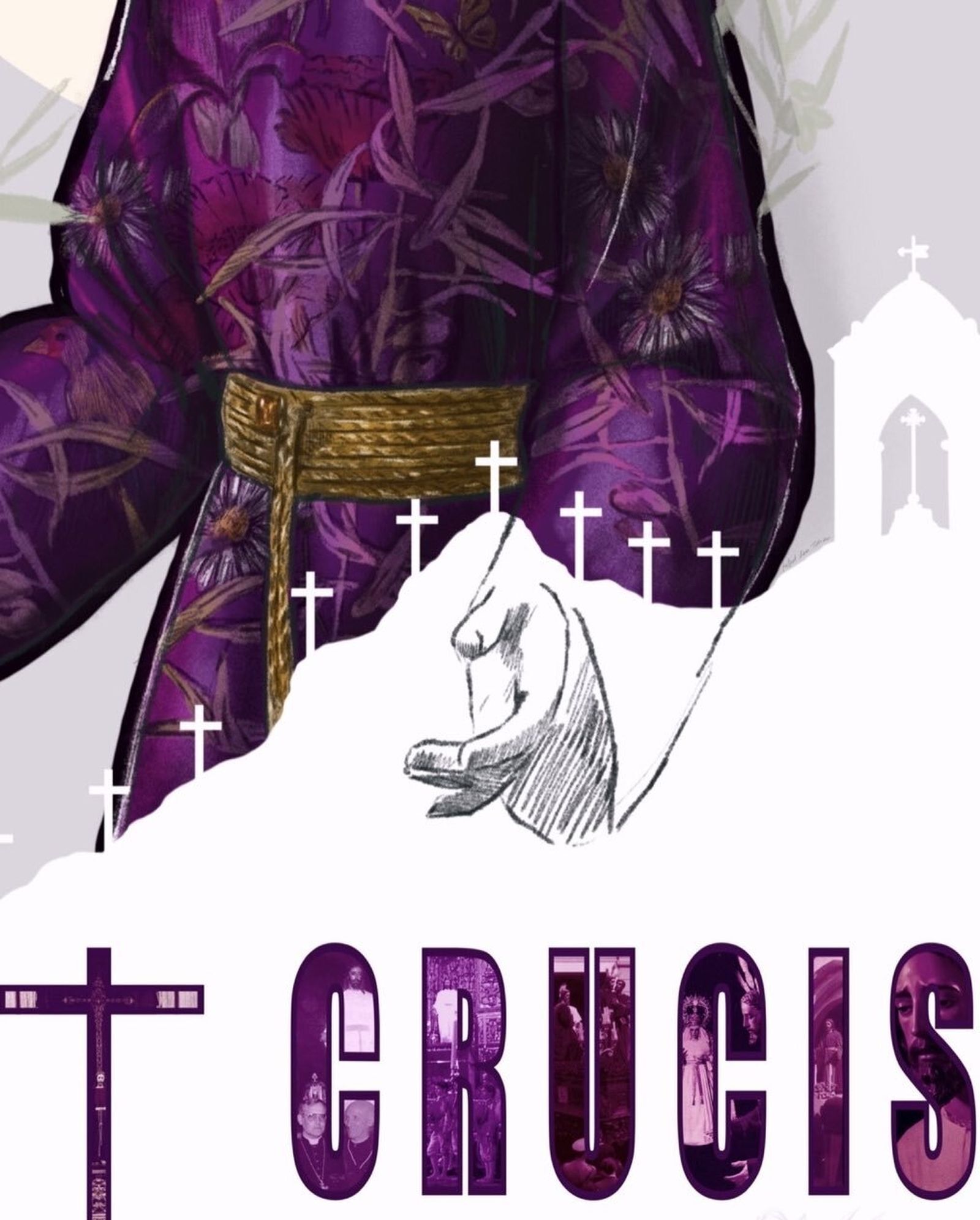 Detalle del espacio central del cartel